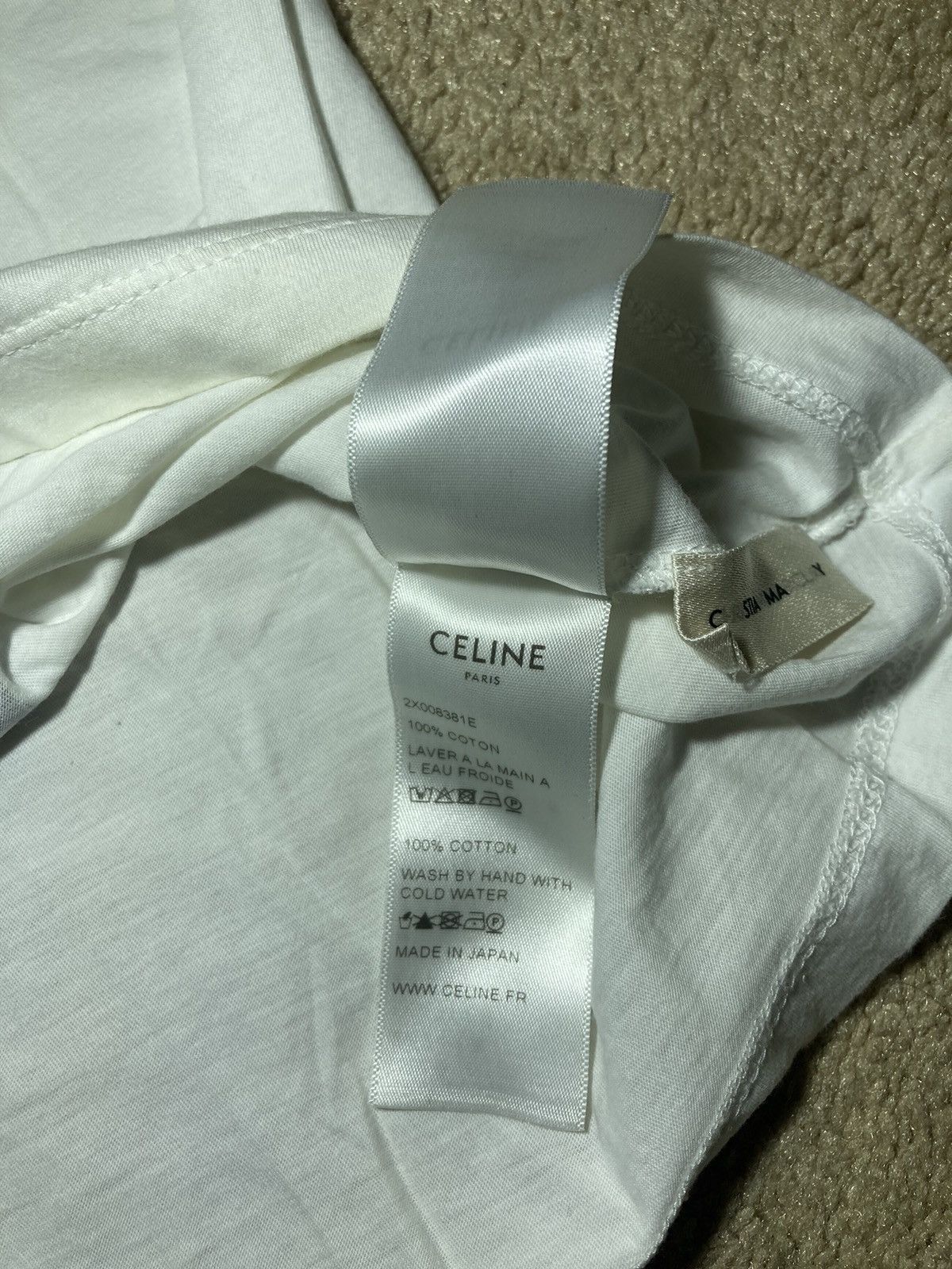 Celine × Hedi Slimane SS19 Celine Christian Marclay Kaboom Klak Artist Hedi 2019 Size US S / EU 44-46 / 1 - 7 Thumbnail