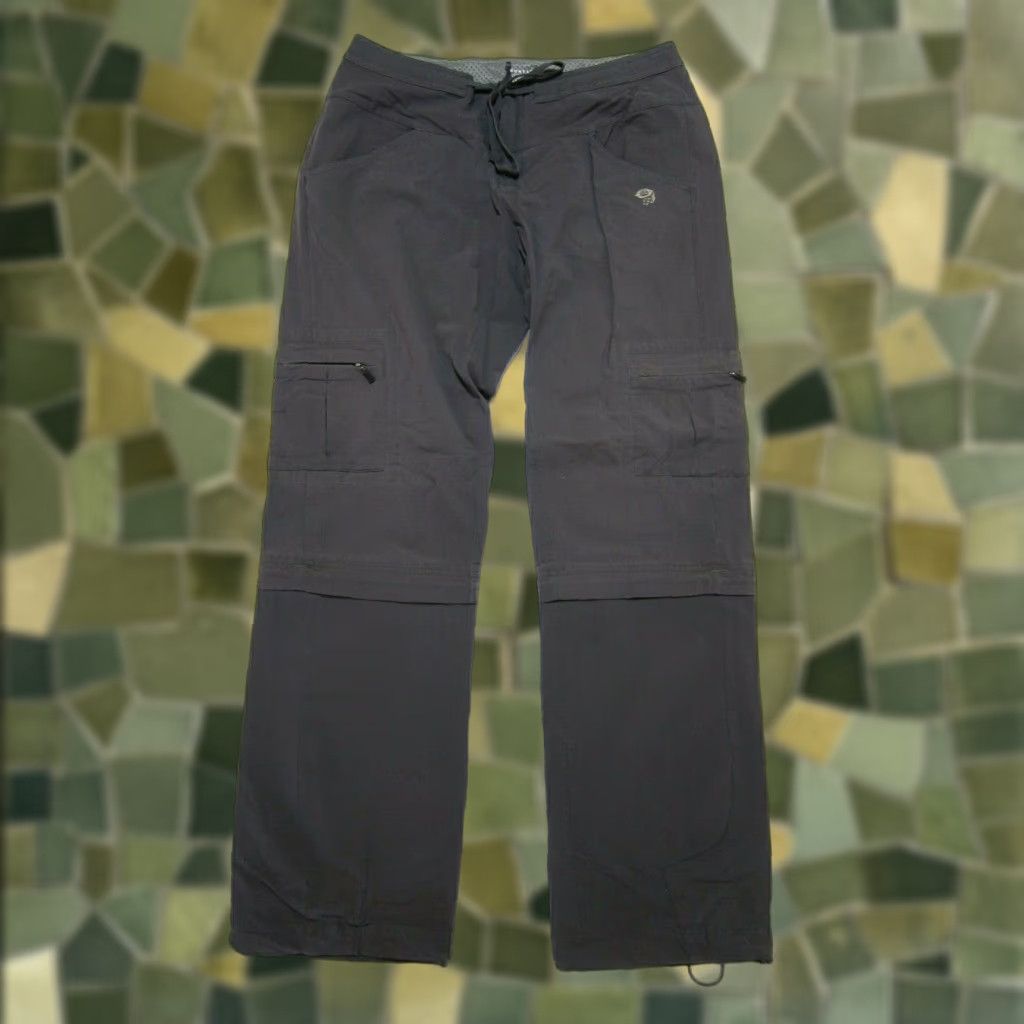 Mountain Hardwear Mountain Hardwear Nylon Stretch Grey Hike Travel Convertible Cargo Pant Women 6 Size 28" / US 6 / IT 42 - 1 Thumbnail