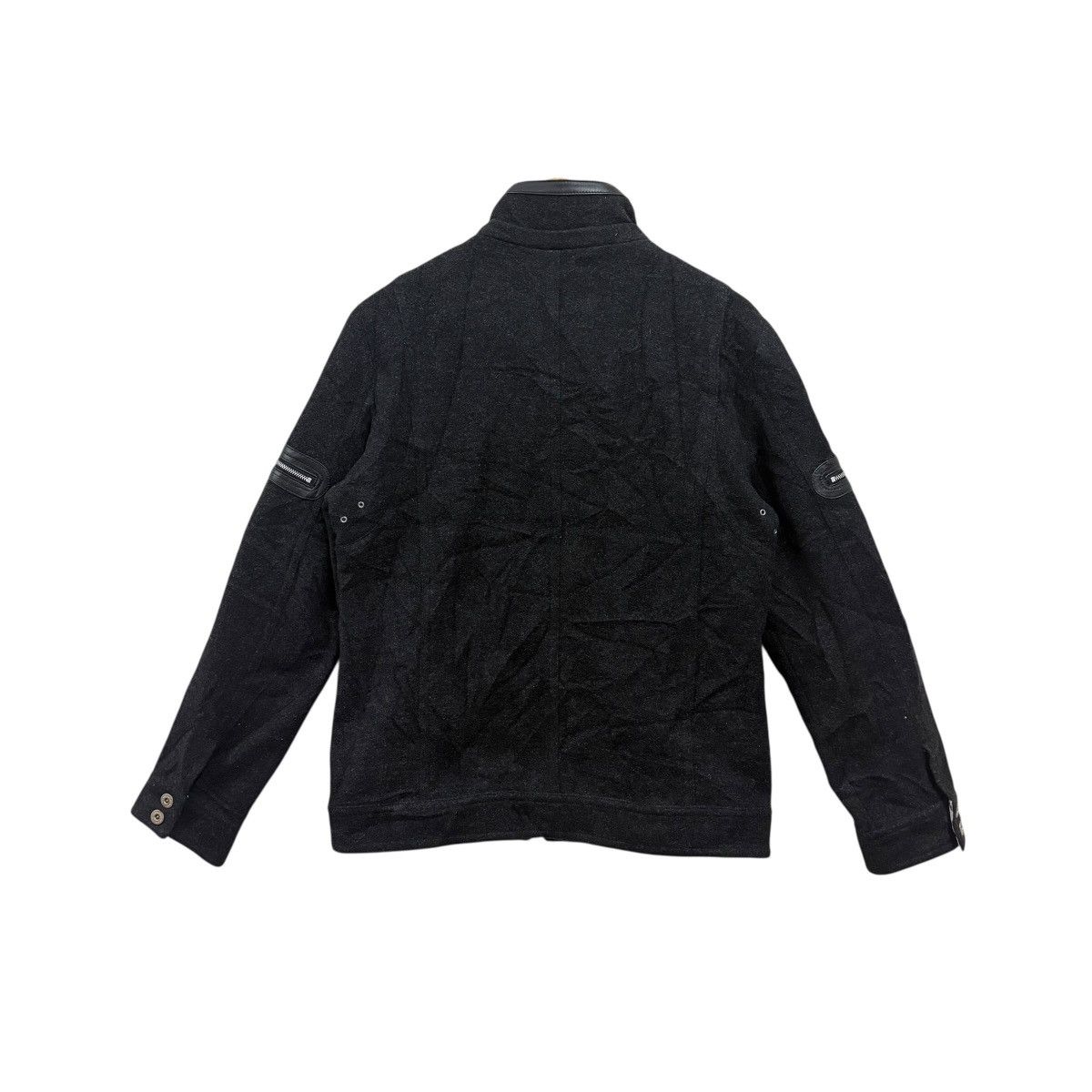 Burberry Burberry Black Label Jacket Leather Trim Size US M / EU 48-50 / 2 - 2 Thumbnail
