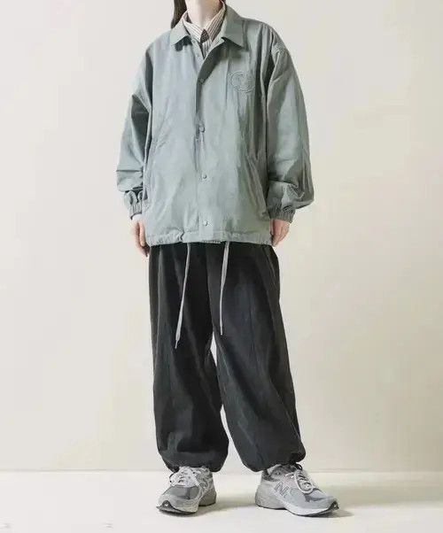 Japanese Brand 21SS Indigo Union Japan Black Minimal Casual Lantern Pants Size US 31 - 3 Thumbnail