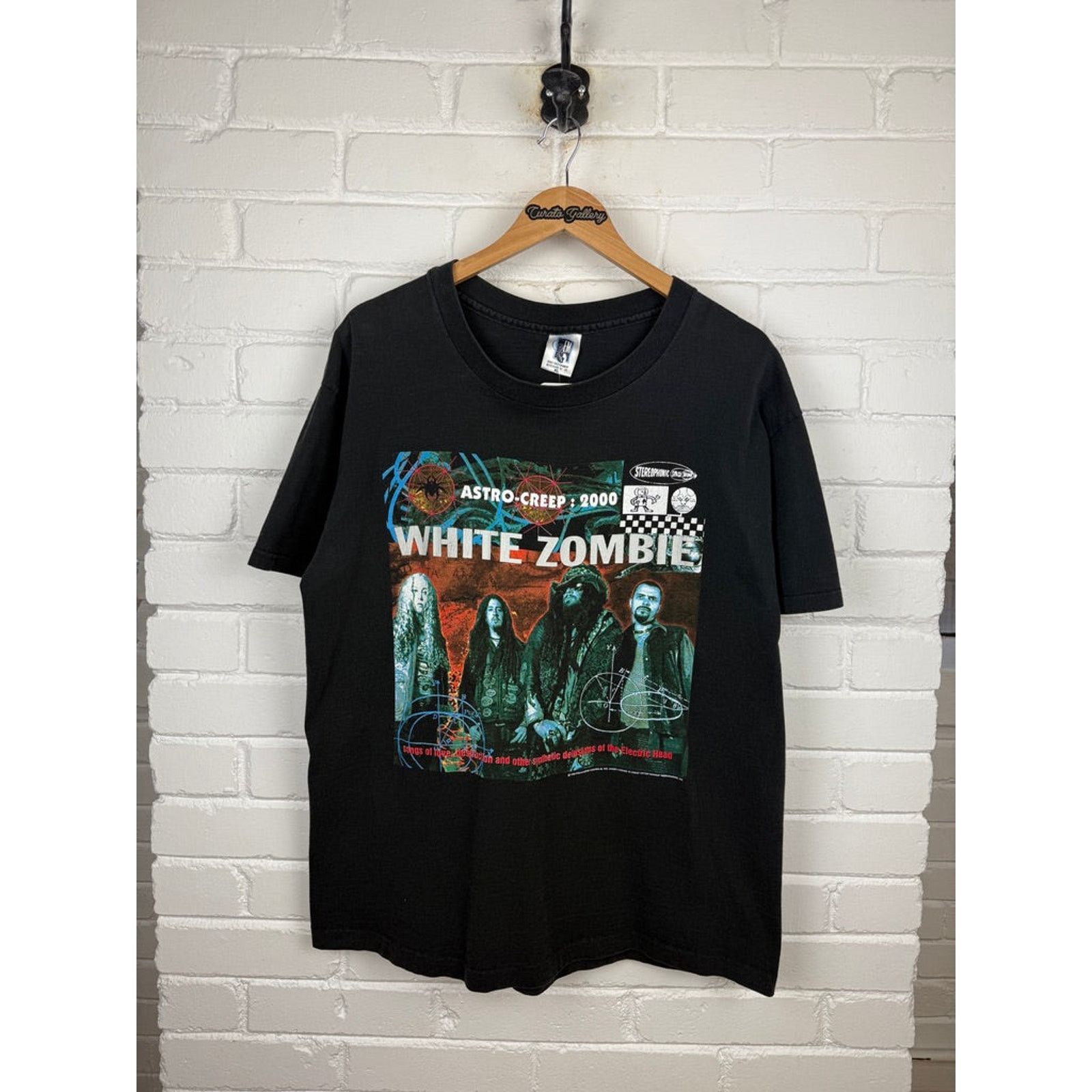 Vintage Vintage 1995 White Zombie Astro Creep 2000 Tour XL 90s Size US XL / EU 56 / 4 - 1 Thumbnail