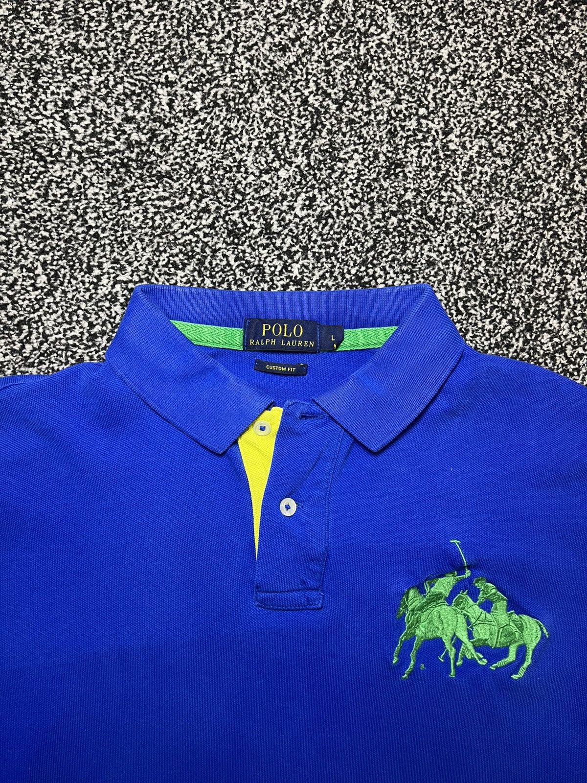 Polo Ralph Lauren POLO RALPH LAUREN BLUE CHIEF KEEF POLO SHIRT Size US L / EU 52-54 / 3 - 3 Thumbnail