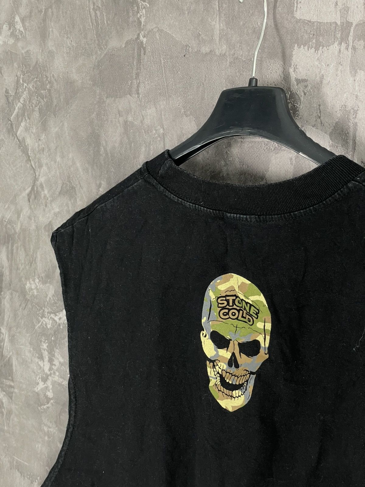 Vintage × WWE × WWF Vintage WWE WWF Wrestling T-Shirt Stone Cold 2001 Skull Size US XXL / EU 58 / 5 - 9 Thumbnail