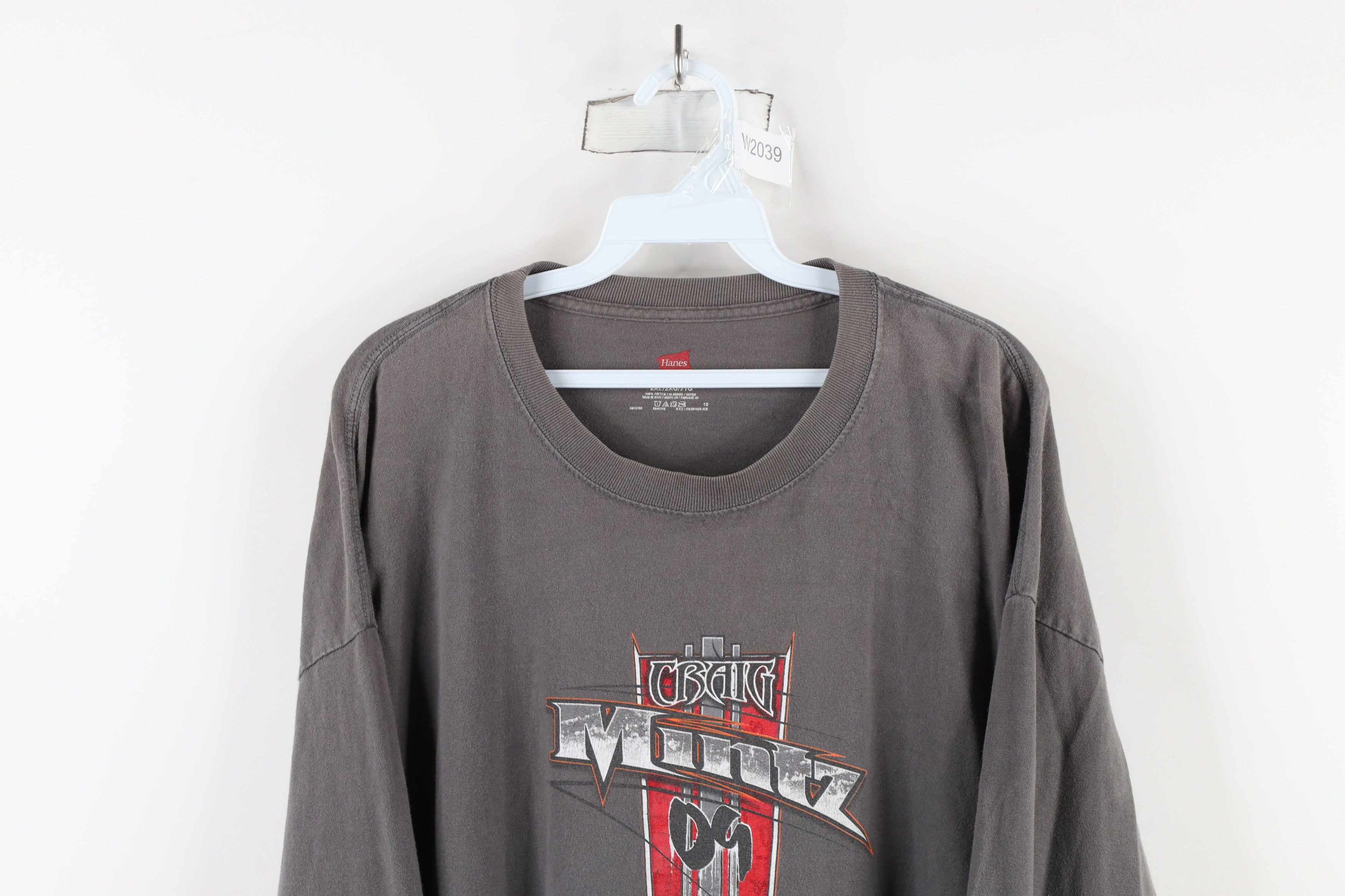 Vintage Vintage Y2K Mintz Racing Long Sleeve T-Shirt Gray Cotton Size US XXL / EU 58 / 5 - 2 Thumbnail