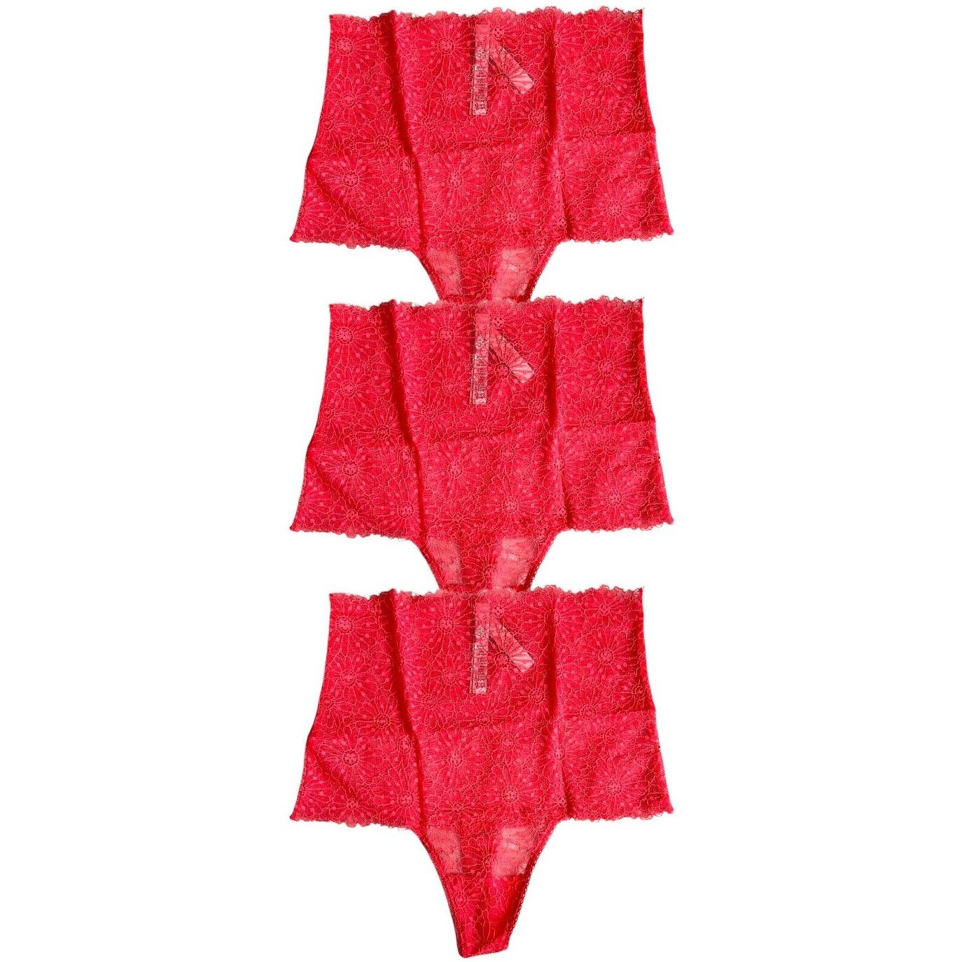 Victoria's Secret Lot 3 Victoria's Secret High-Rise Thong Panty, S Size ONE SIZE - 1 Thumbnail