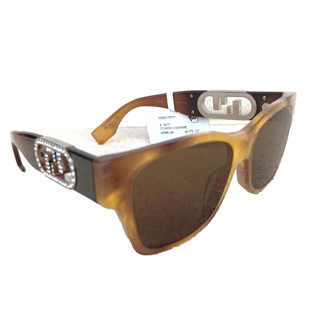 Fendi o1loc1c0824 Size: OS/ Lock Sunglasses in Brown Size ONE SIZE - 1 Preview
