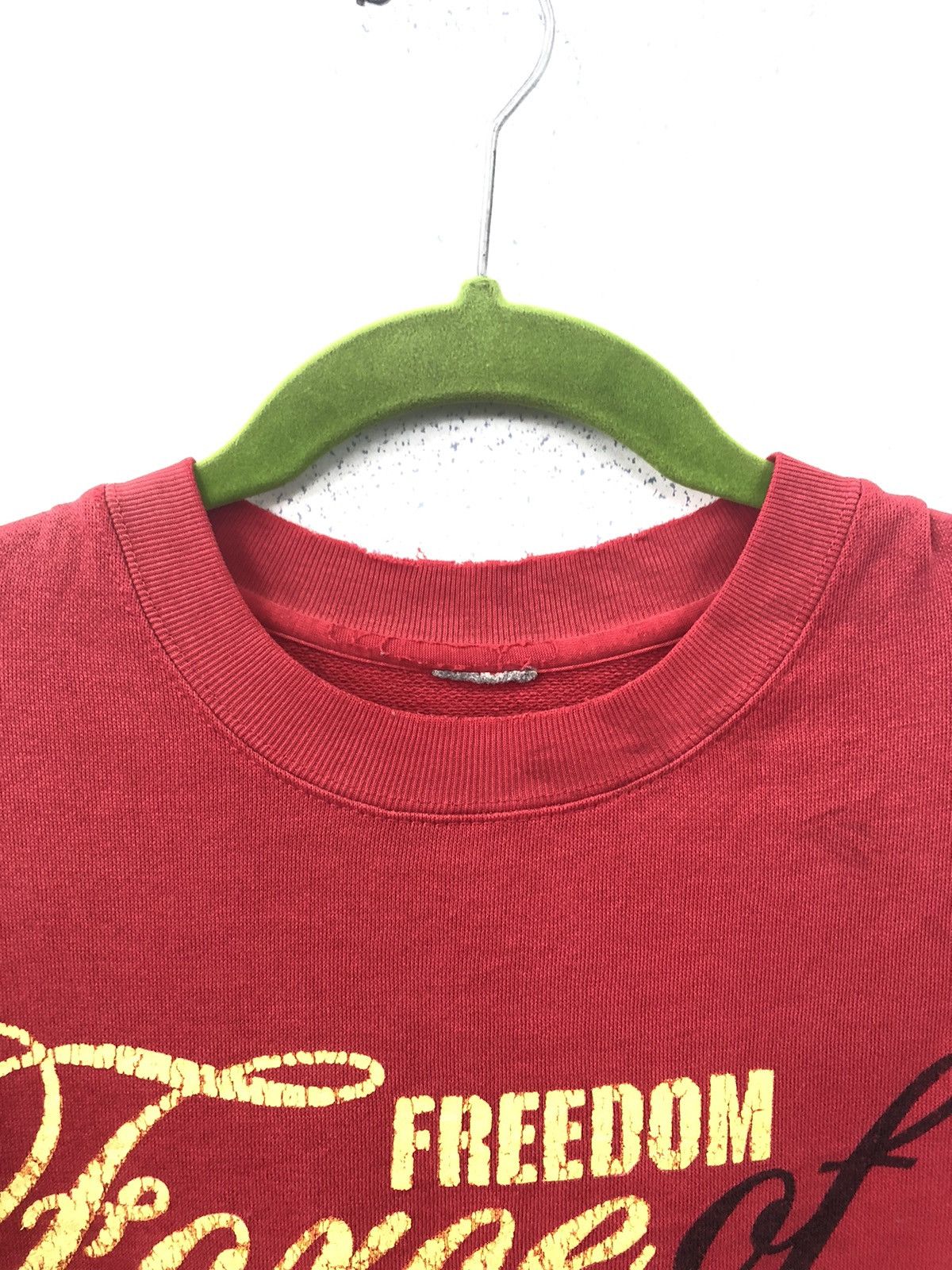 Vintage Unbranded Red USA Sweatshirt Size US M / EU 48-50 / 2 - 5 Thumbnail