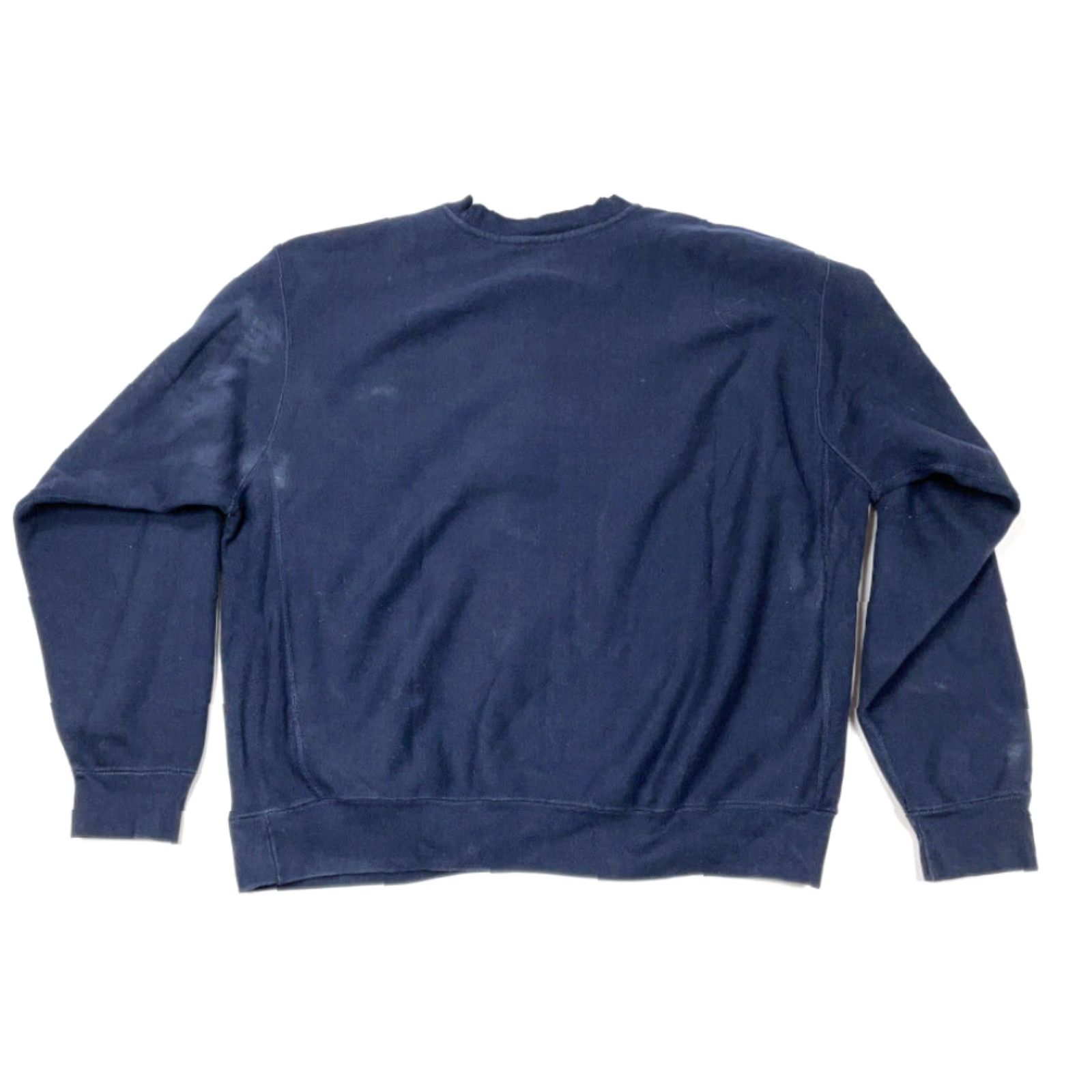 Vintage VINTAGE MV Sport Pro Weave Sweatshirt Men XL Blue Embroidered 90s Northern Michigan Graphic Print Heavyweight Crew Neck Pullover Cotton Blend Size US XL / EU 56 / 4 - 2 Thumbnail