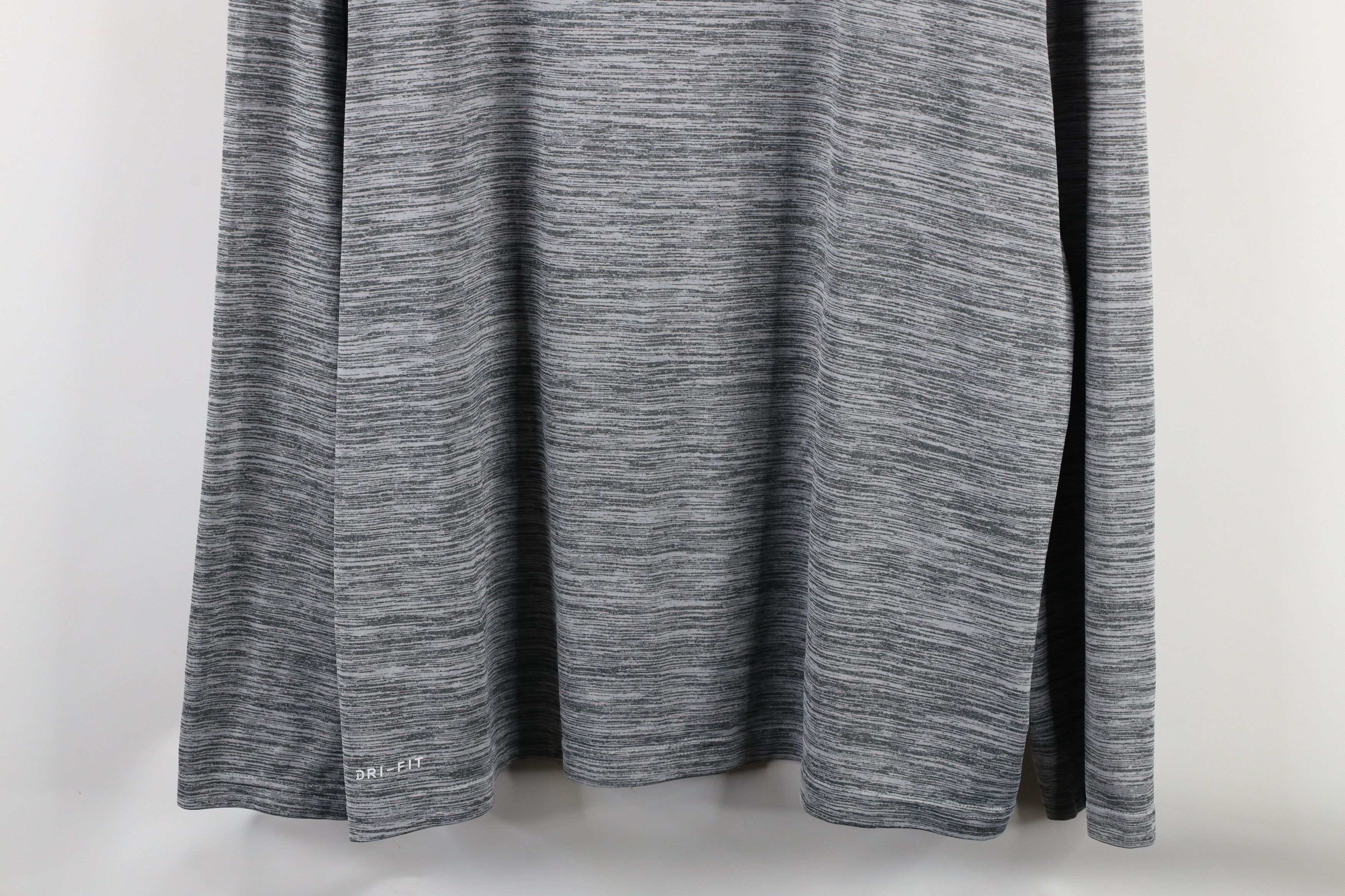 Nike × Vintage Nike University of Michigan Knit Long Sleeve T-Shirt Gray Size US M / EU 48-50 / 2 - 3 Thumbnail
