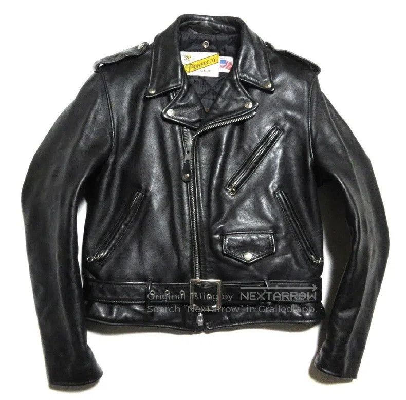 Schott Schott 618 leather jacket Size US XXS / EU 40 - 1 Thumbnail
