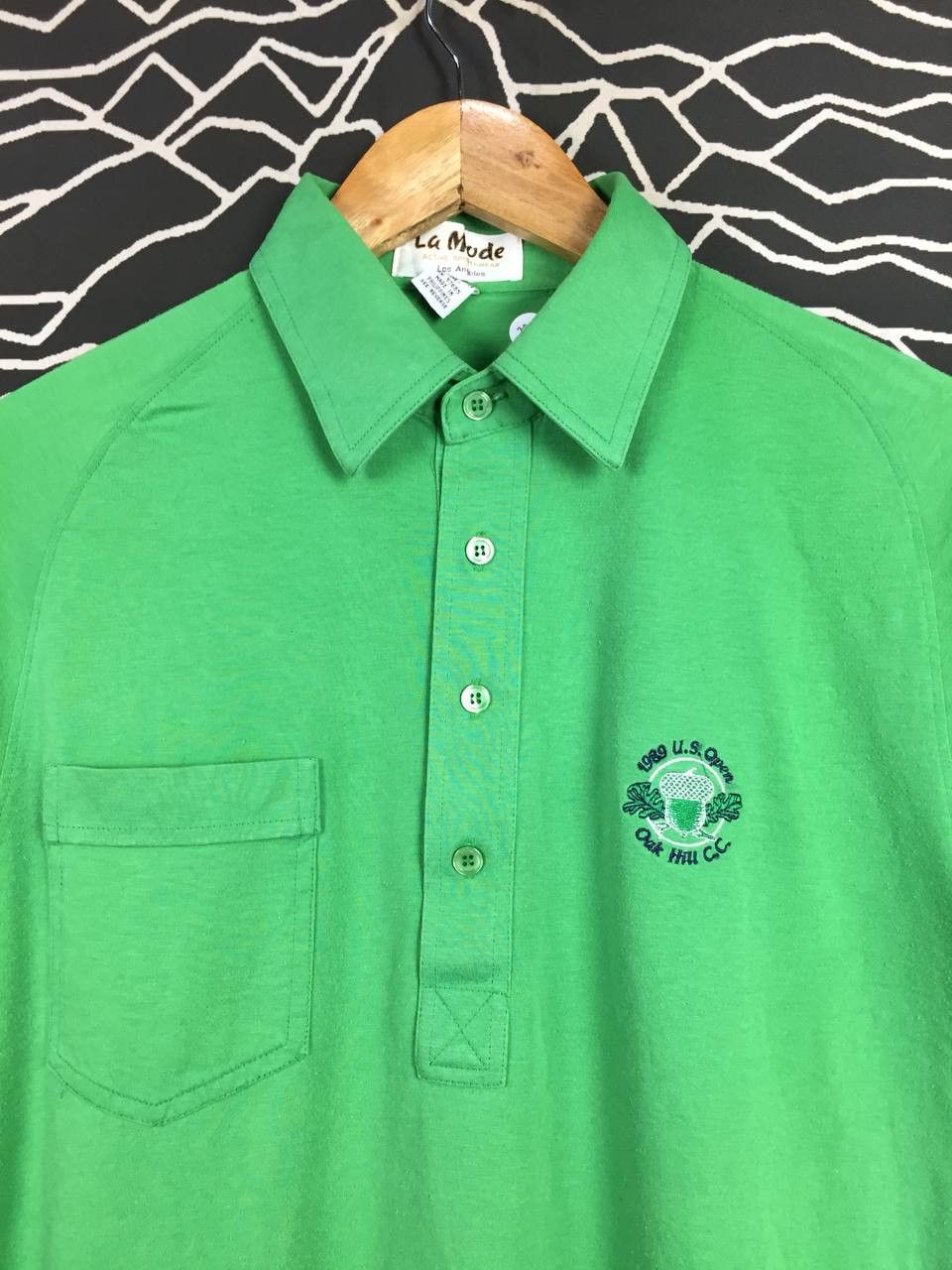 Vintage Vtg La Mode 1989 U.S Open Oak Hill CC Golf Polo Shirt Size US M / EU 48-50 / 2 - 3 Thumbnail