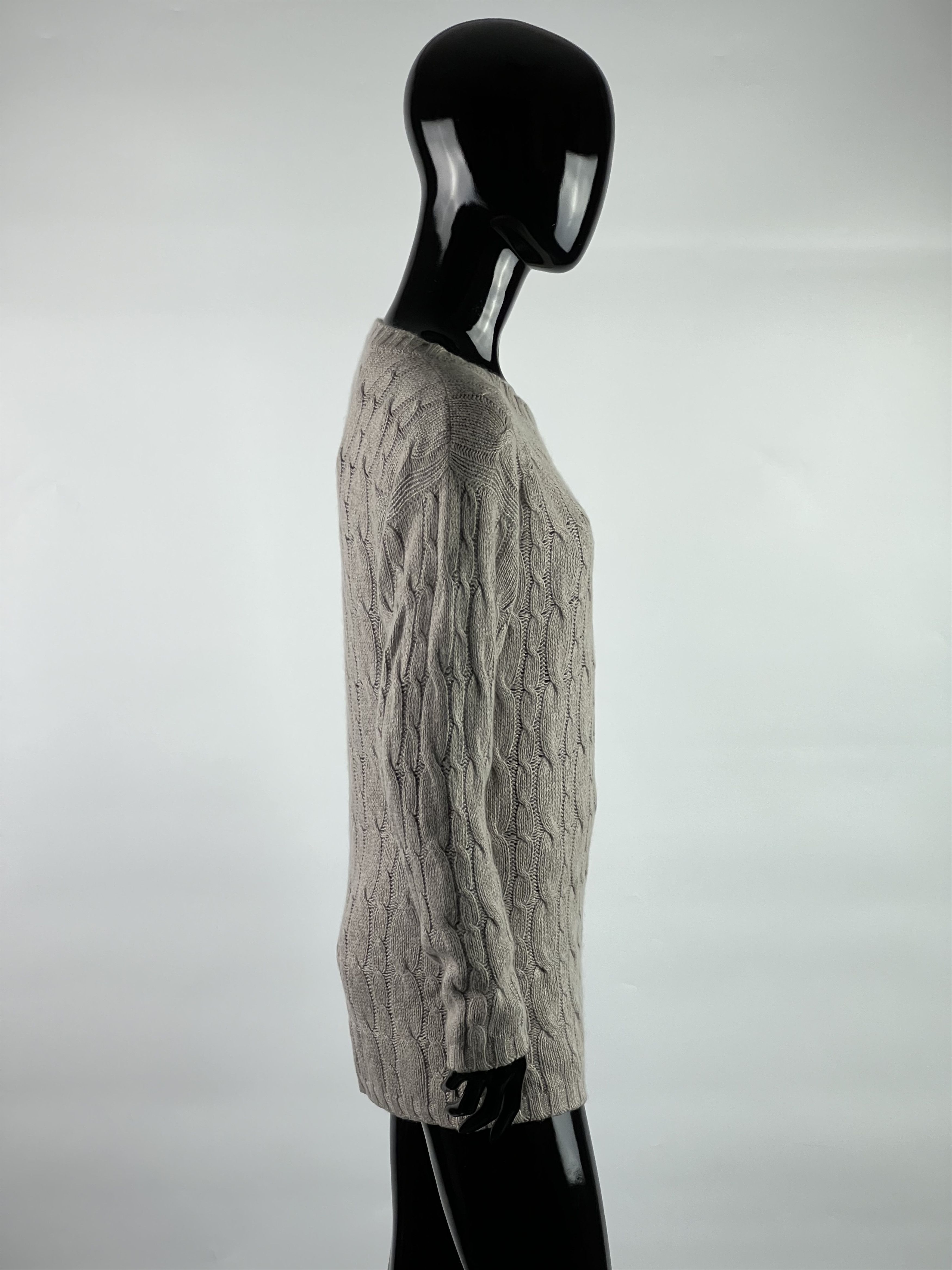 Aspesi Aspesi Basic Women's Cable Knit Cashmere Sweater Size S Size S / US 4 / IT 40 - 2 Thumbnail