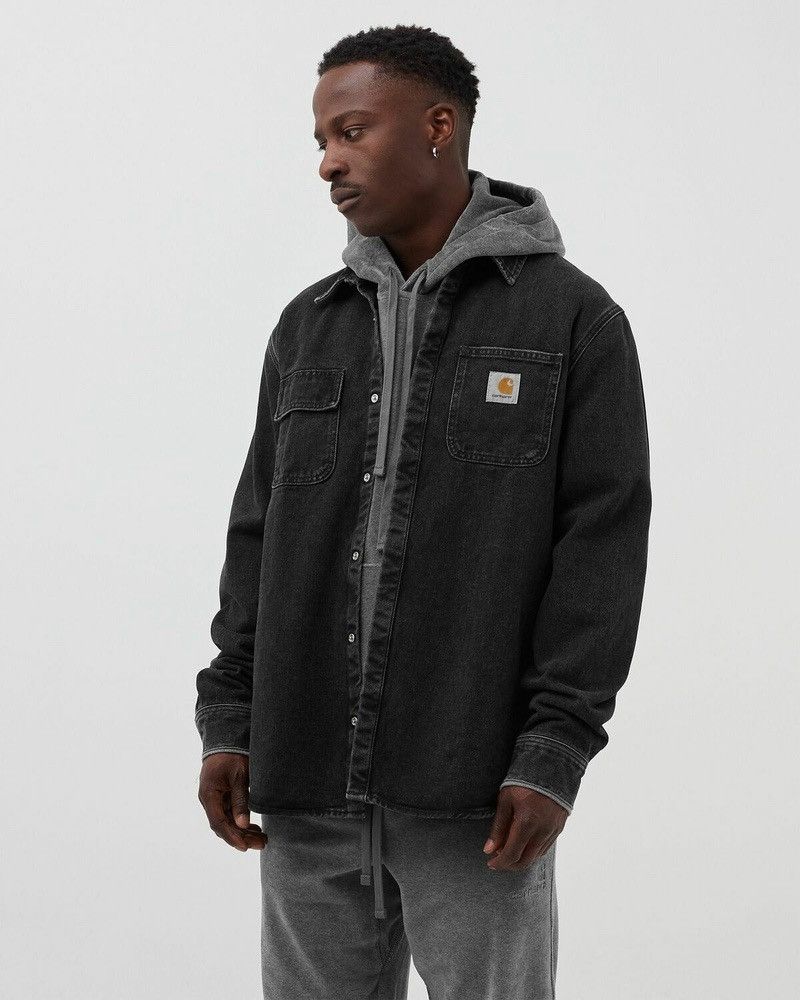 Carhartt Wip Salinac Shirt Jacket Black Denim Size US S / EU 44-46 / 1 - 7 Thumbnail