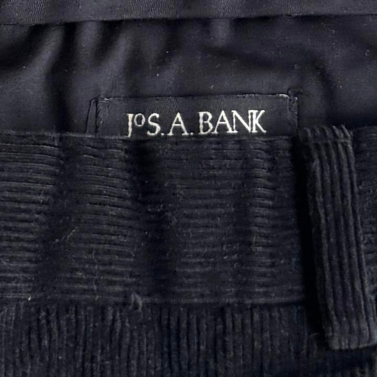 Japanese Brand × Jos. A. Bank Jos A. Bank Black Corduroy Essential Dress Pants Size US 36 / EU 52 - 3 Thumbnail