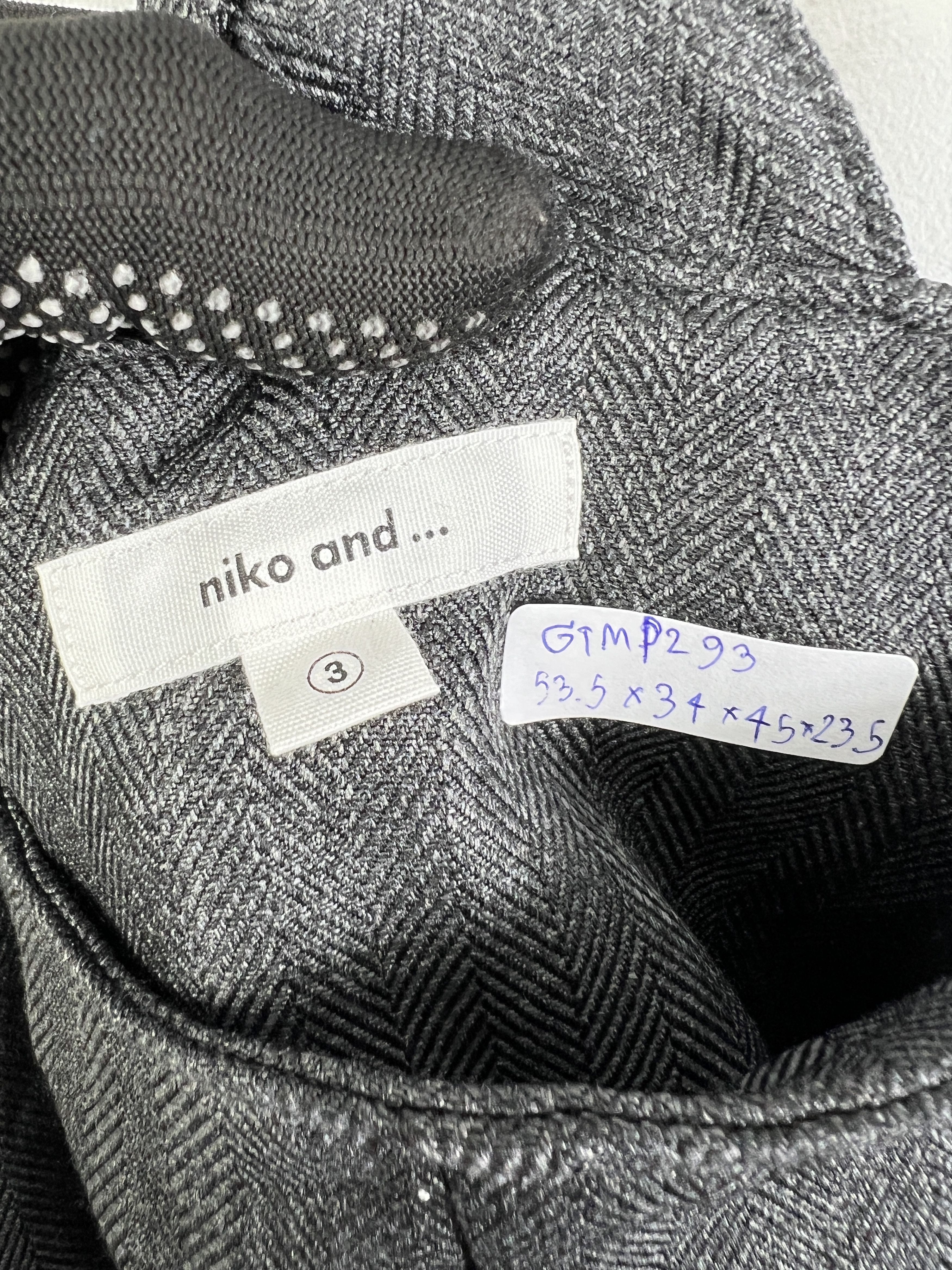 Japanese Brand Niko and... Herringbone Overall (3) GTMP293 Size US 34 / EU 50 - 2 Thumbnail
