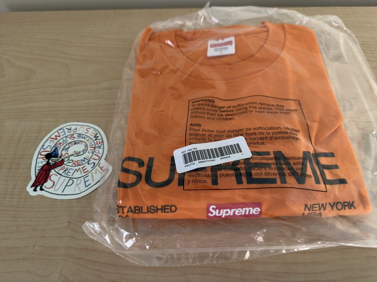 Supreme Est 1994 Tee | Grailed