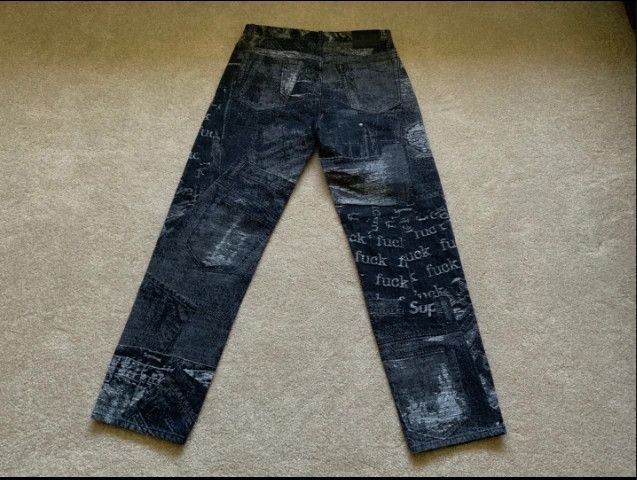 Supreme Supreme archive jacquard denim jeans size 30 Size US 30 / EU 46 - 1 Thumbnail