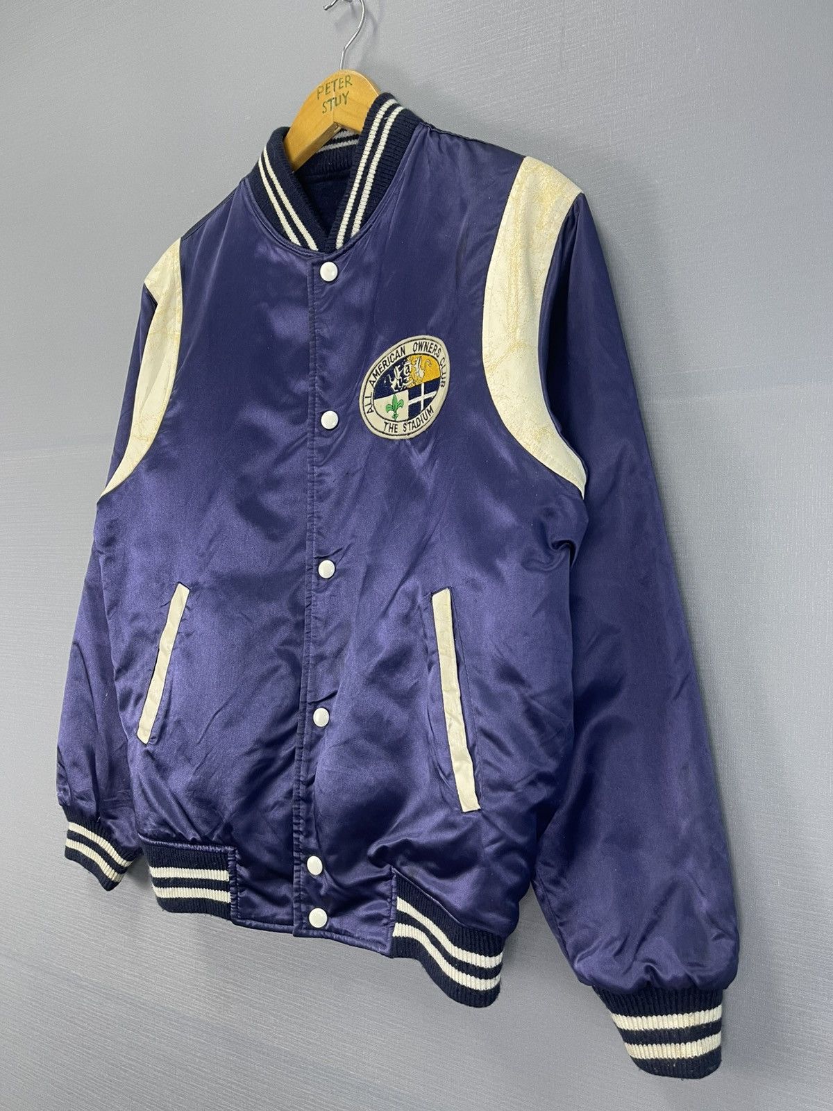 Vintage Vintage All American Owners Club Stadium Jacket Size US L / EU 52-54 / 3 - 3 Thumbnail