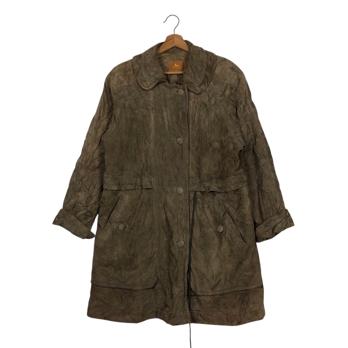 Lancel 📌Rich Brown Vintage Leather Jacket Biker Lancel Paris Size US M / EU 48-50 / 2 - 2 Thumbnail