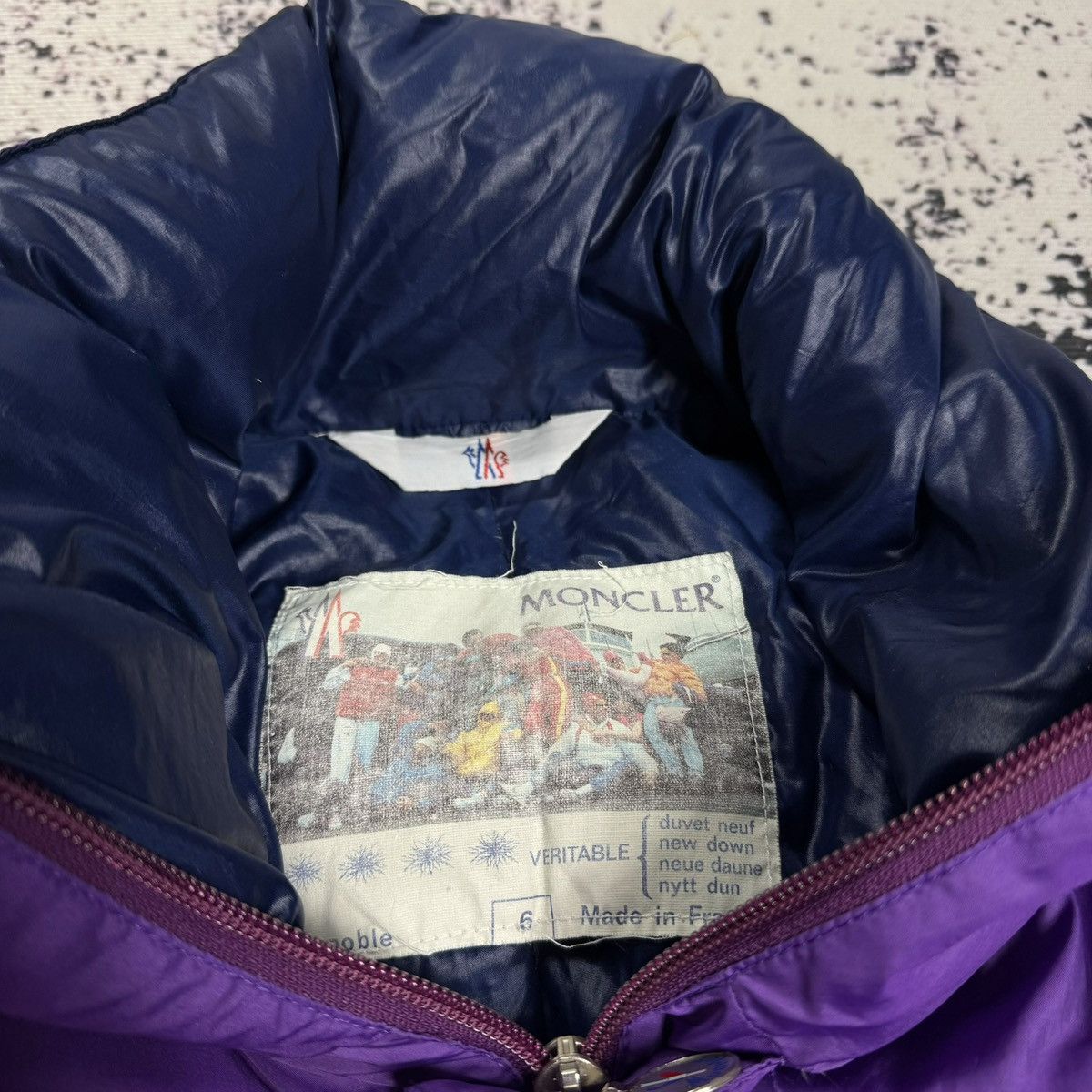 Designer × Moncler × Vintage Vintage Moncler Puffer Jacket purple XL Size US XL / EU 56 / 4 - 5 Thumbnail