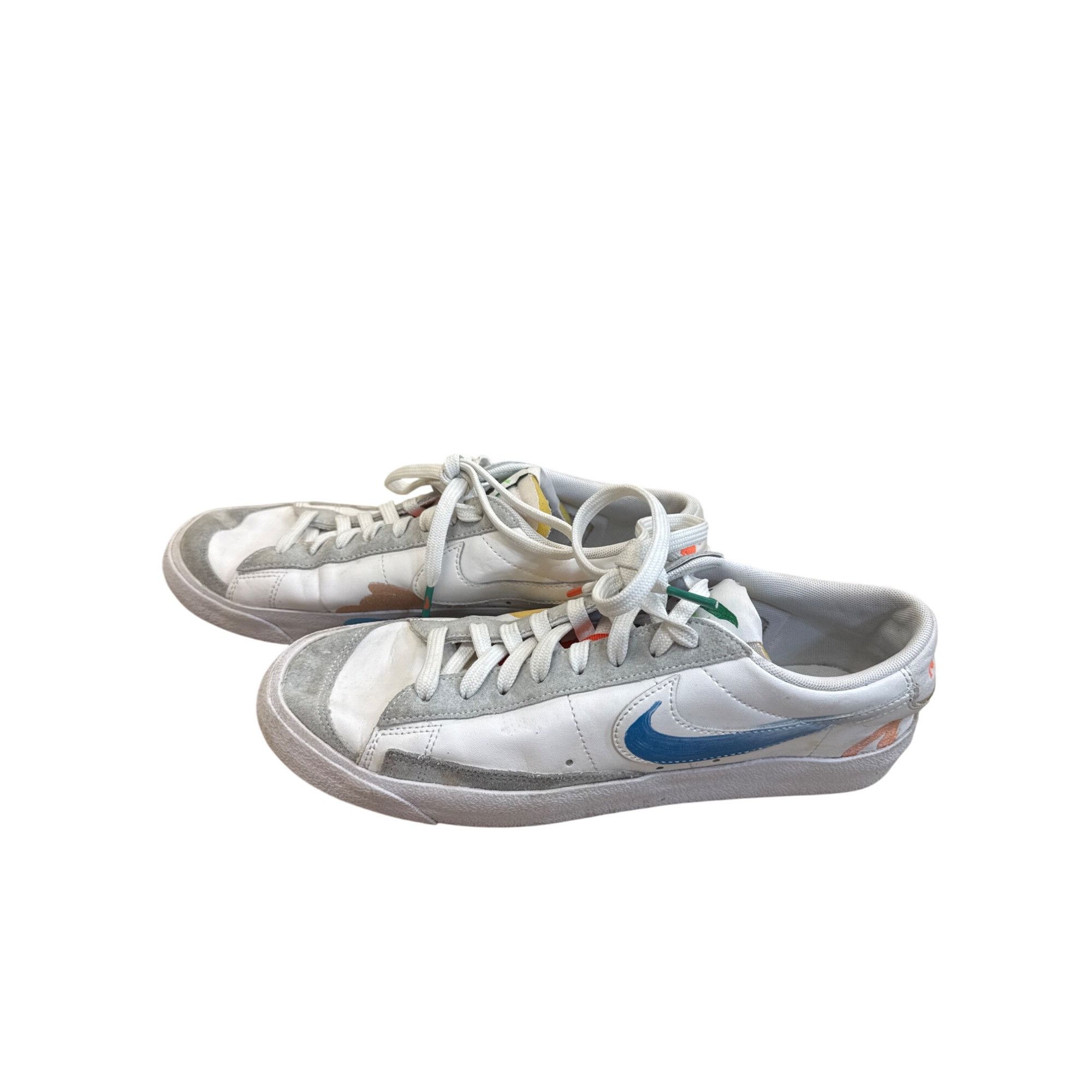 Nike Nike Flyleather Blazer Low Mayumi Yamase Mens Sneakers White Size US 9.5 / EU 42-43 - 6 Thumbnail