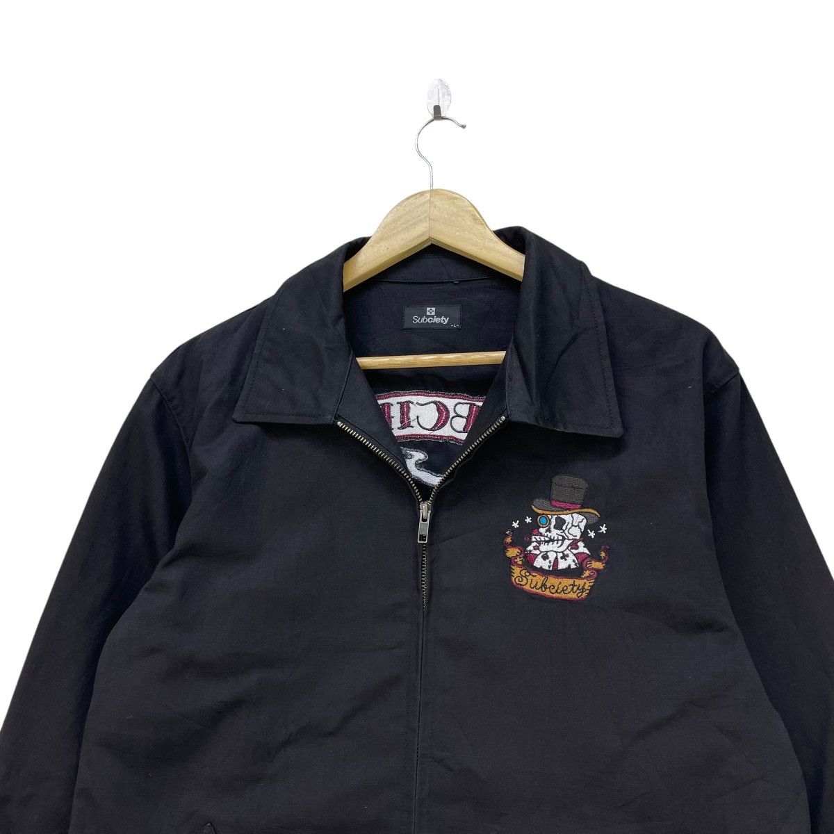 Ed Hardy 💥Subciety Eye Button Embroidered Skull Logo Size US L / EU 52-54 / 3 - 3 Thumbnail