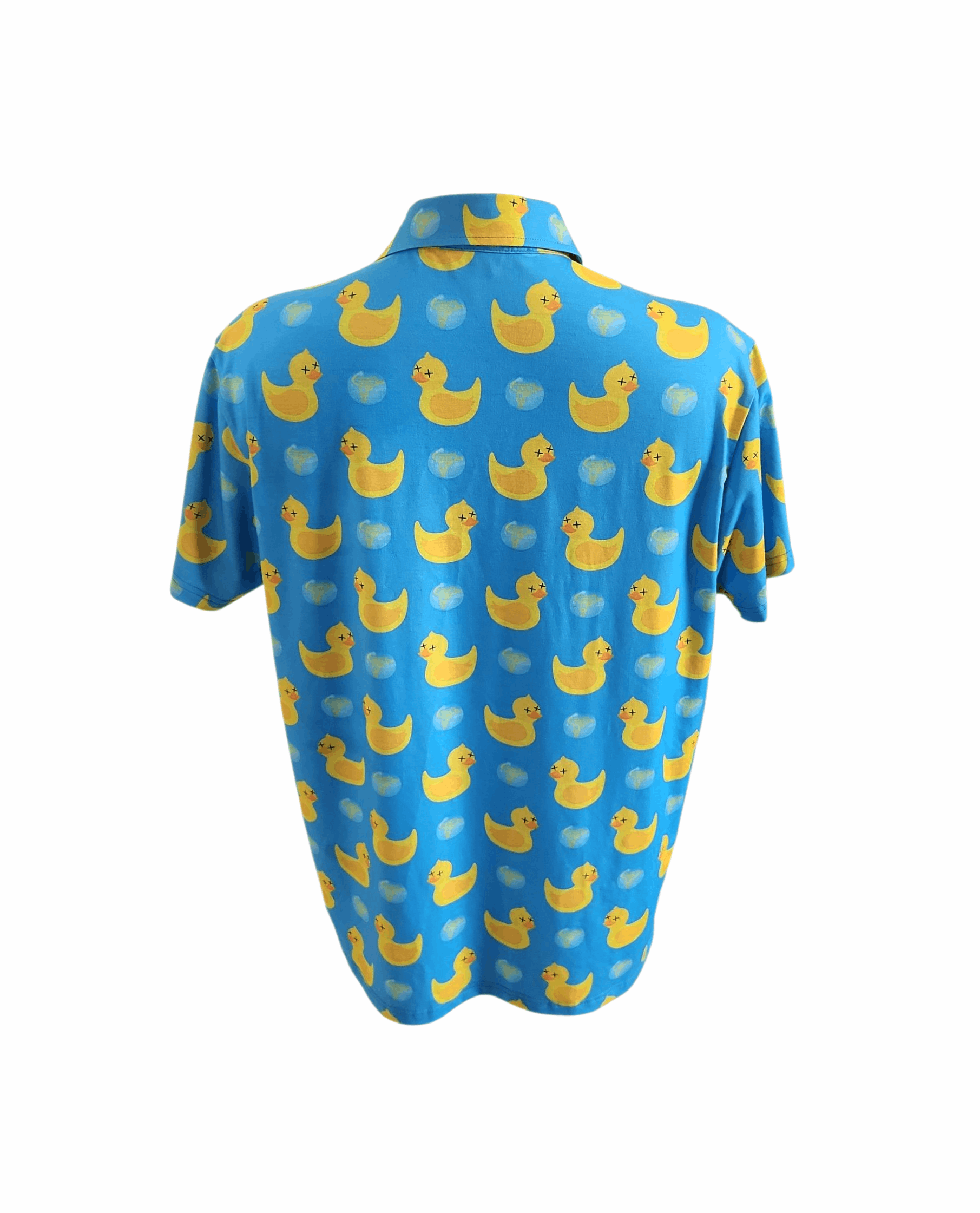 Other Retro Rifle Men's SZ Large AOP Killer Duck Peformance Polo Size US L / EU 52-54 / 3 - 3 Thumbnail