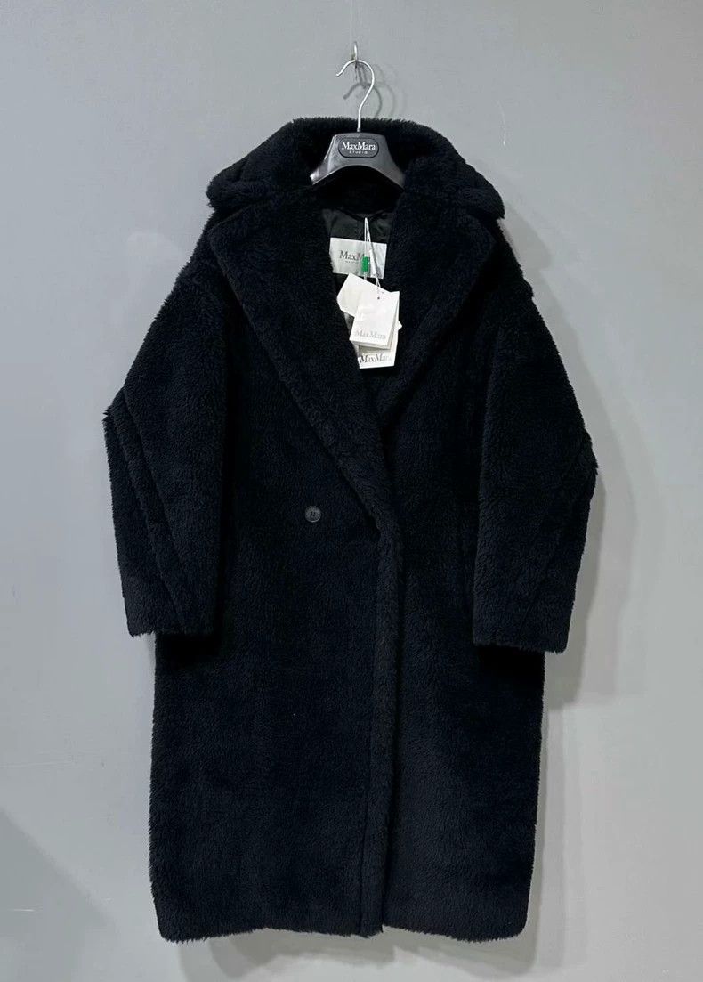 Max Mara Max Mara New Black Teddy Coat Size XS / US 0-2 / IT 36-38 - 1 Thumbnail
