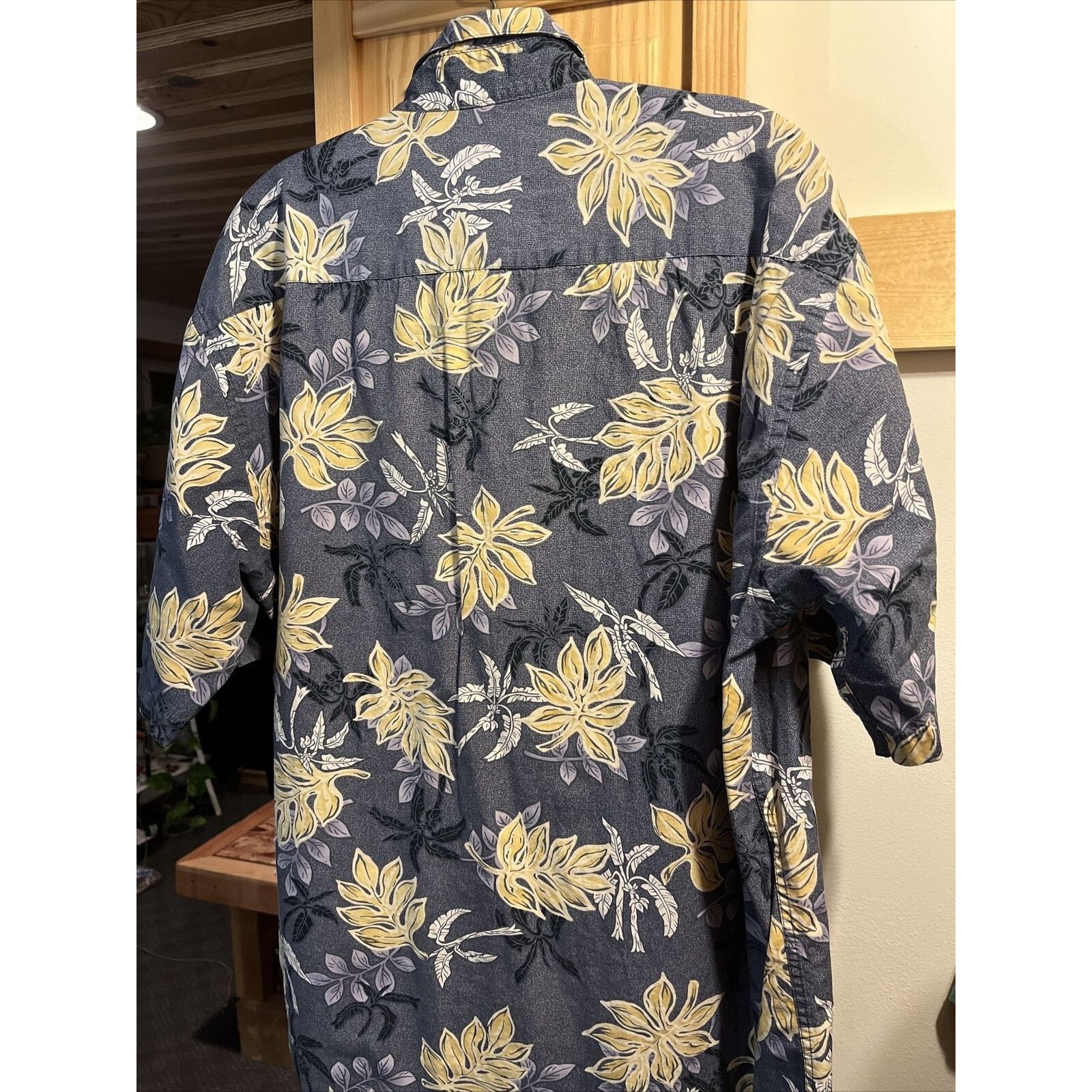 Campia Moda Campia Moda Men’s L Blue Floral SS Cotton Hawaiian Shirt Size US L / EU 52-54 / 3 - 12 Thumbnail