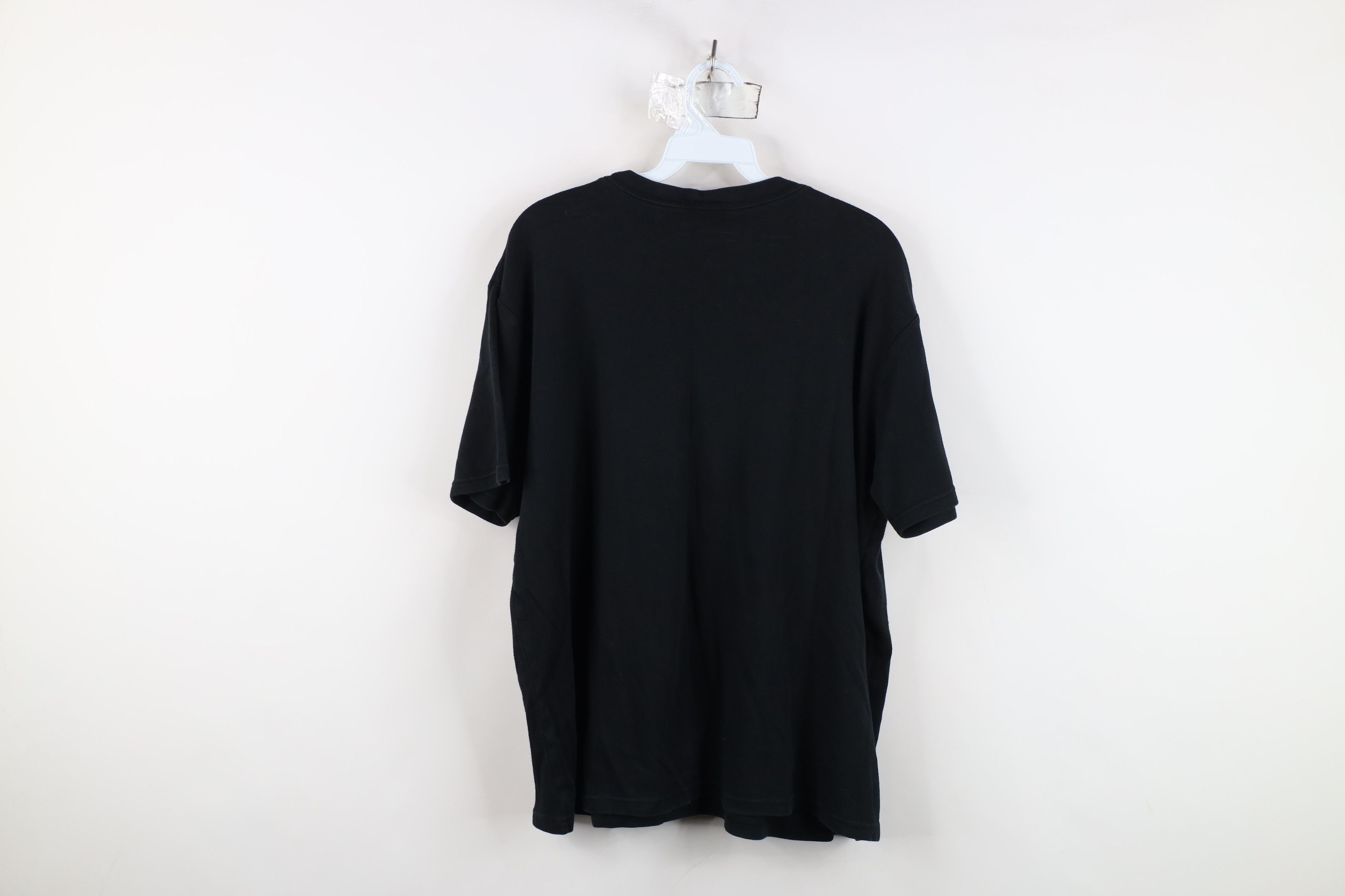 Vintage Vintage 90s Streetwear Cotton Short Sleeve T-Shirt Black Size XL / US 12-14 / IT 48-50 - 9 Thumbnail