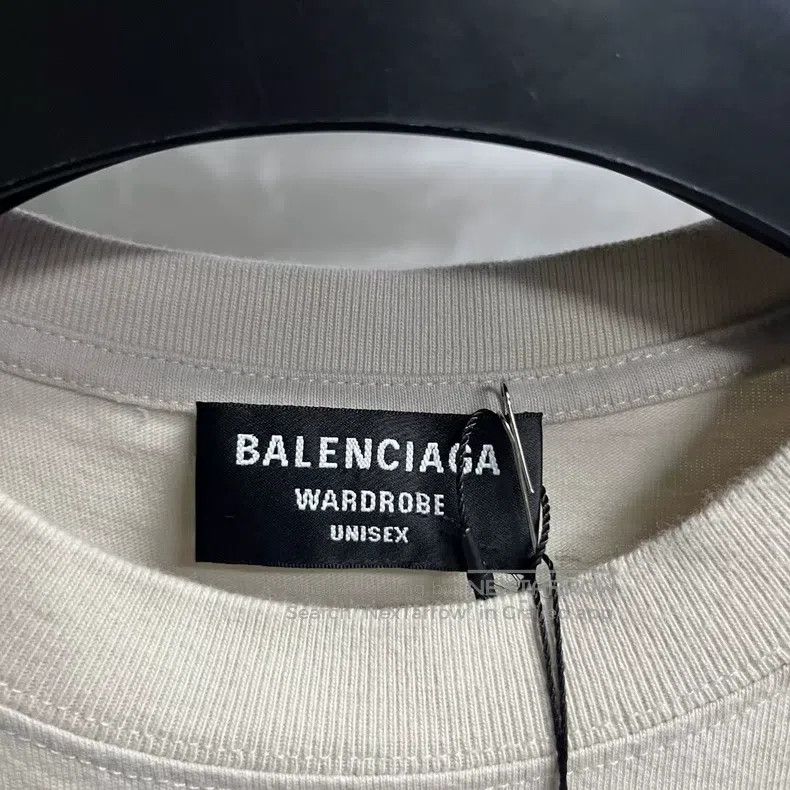 Balenciaga Balenciaga Grey Logo Letter Print Crew Neck Straight Leg P Size US M / EU 48-50 / 2 - 2 Thumbnail