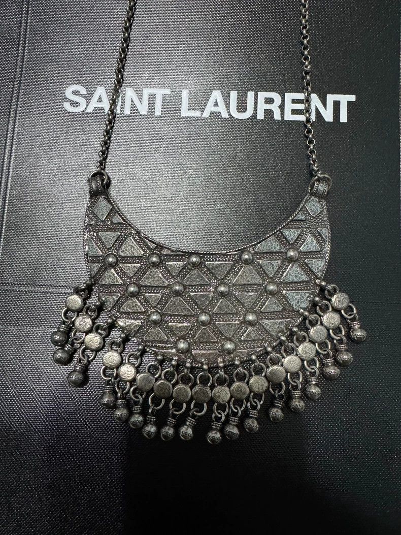 Yves Saint Laurent Saint Laruent Show Style Family Style Heavy Industry Neckla Size ONE SIZE - 2 Thumbnail