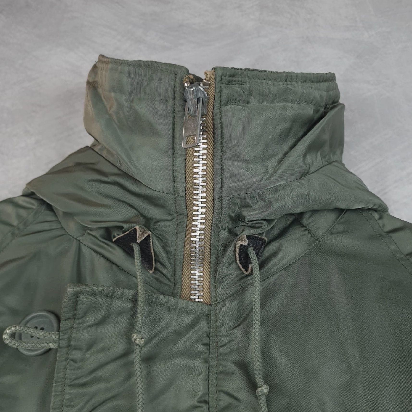 Vintage VINTAGE N-3B Parka Jacket Mens Small Green Orange Heavy Nylon Quilted Lined 70s Size US S / EU 44-46 / 1 - 3 Thumbnail