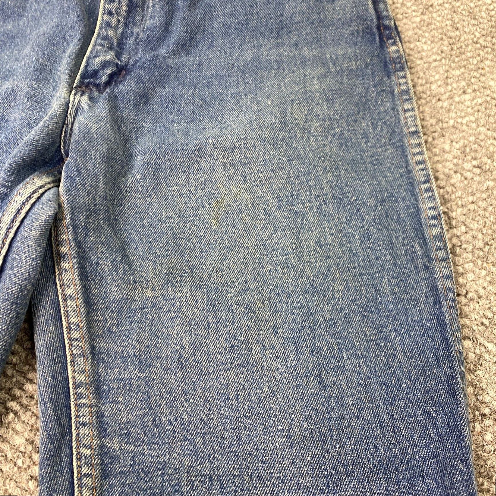 Vintage VINTAGE Maverick Jeans Mens 32S Denim Straight Fit 30x29 Blue USA Made Workwear Vintage Grunge 90s Mens Jeans Size US 32 / EU 48 - 4 Thumbnail