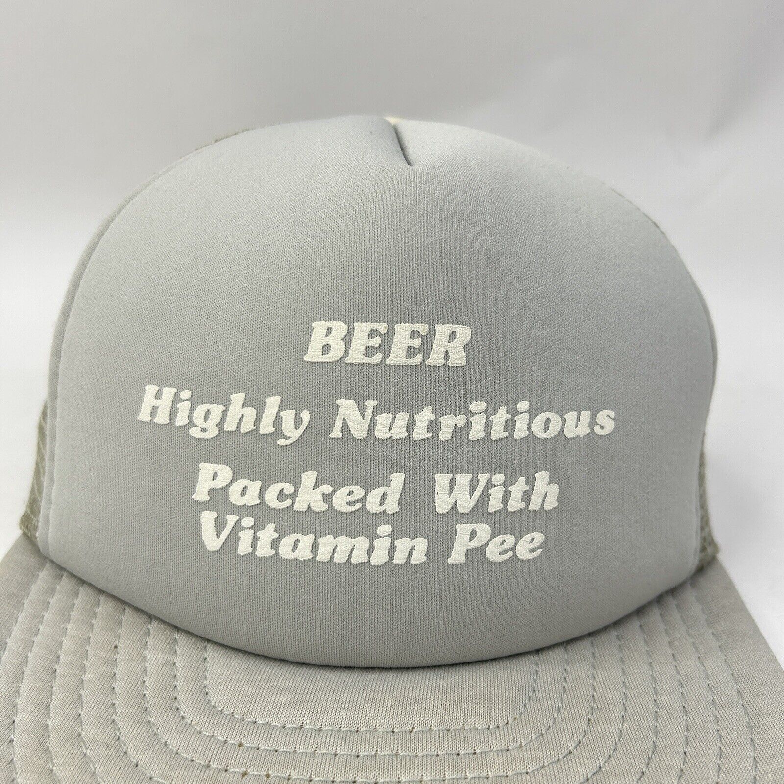 Vintage Vintage 80’s Mesh Trucker Snapback Hat Funny 2024 Size ONE SIZE - 2 Thumbnail