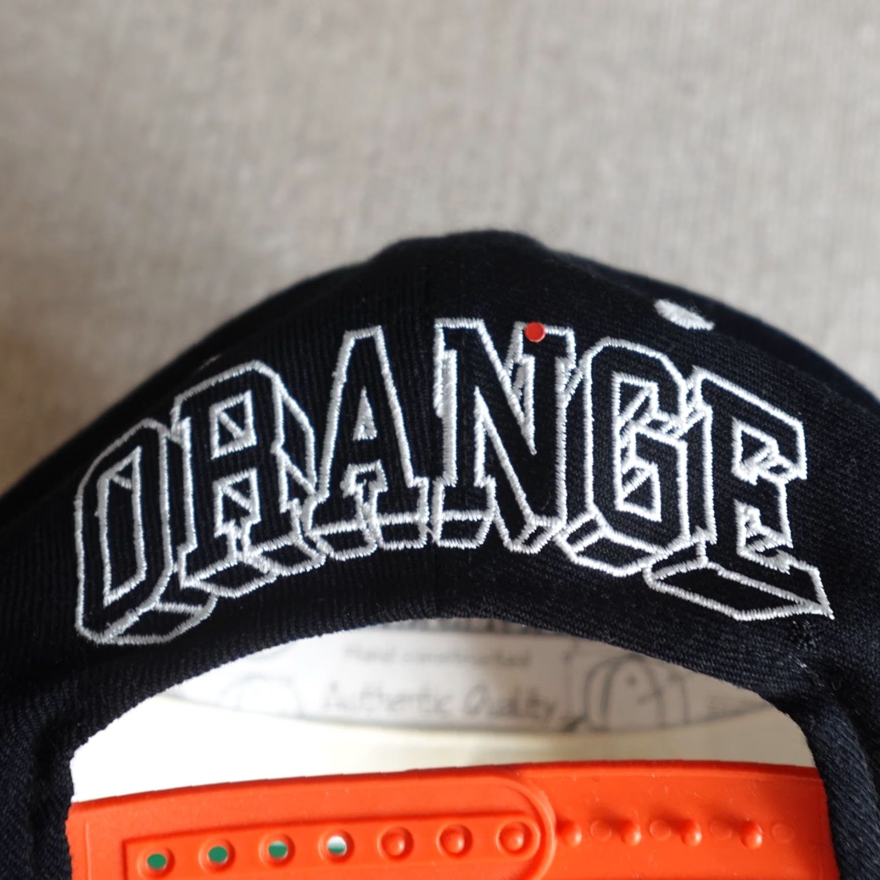 Zephyr VINTAGE Syracuse Hat Zephyr Snapback NEW Black Men One Size Retro Cotton Solid Snapback Hat Mens Size ONE SIZE - 2 Thumbnail