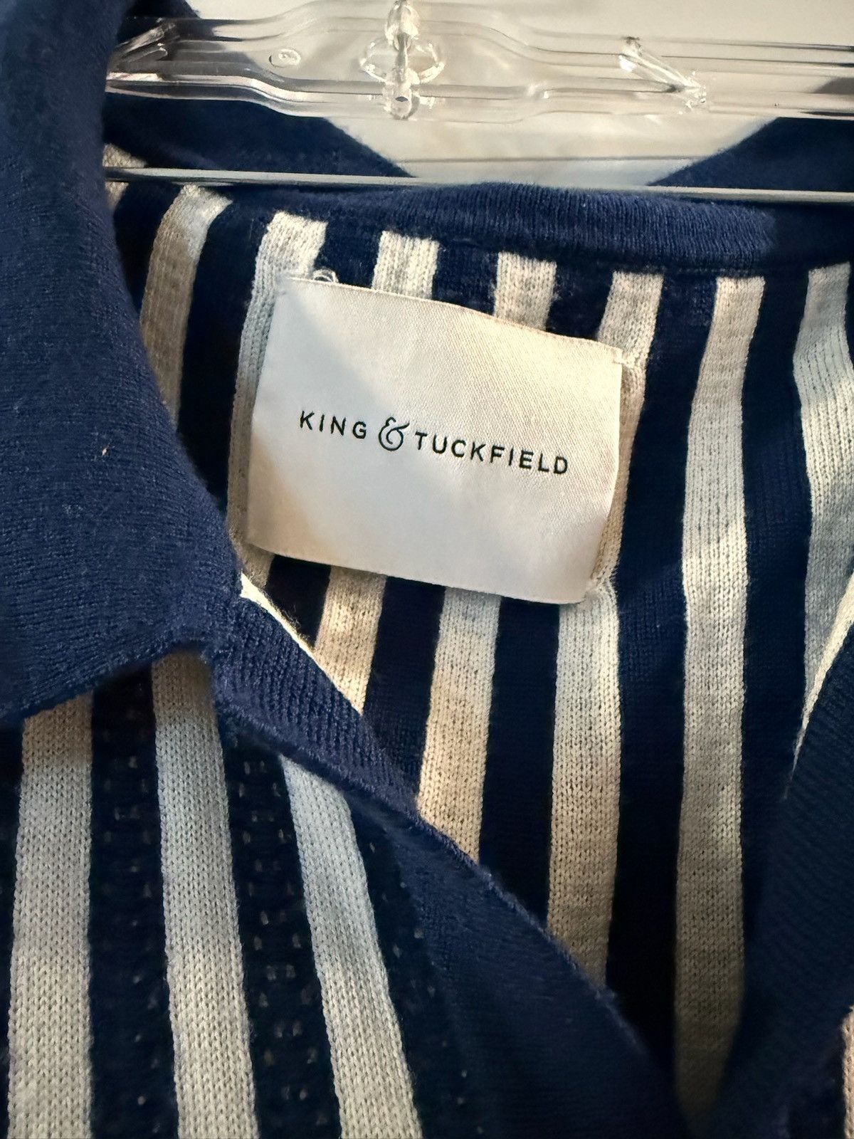 King & Tuckfield King & Tuckfield Stripe Camp Collar Size US XXL / EU 58 / 5 - 2 Thumbnail