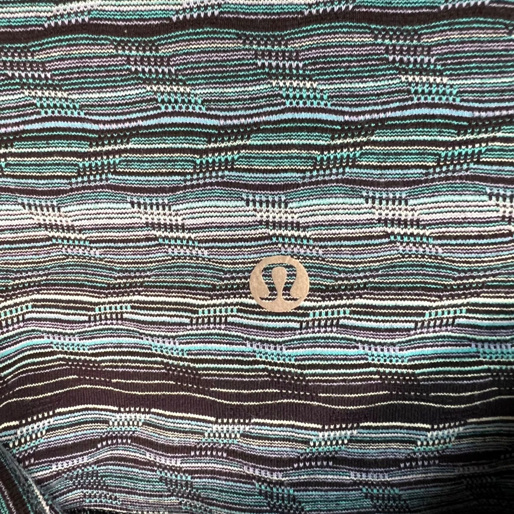 Lululemon Lululemon High-Rise 3/4 Length Leggings Size 4 Blue Stripe Pattern Yoga Pants Size 27" / US 4 / IT 40 - 4 Thumbnail