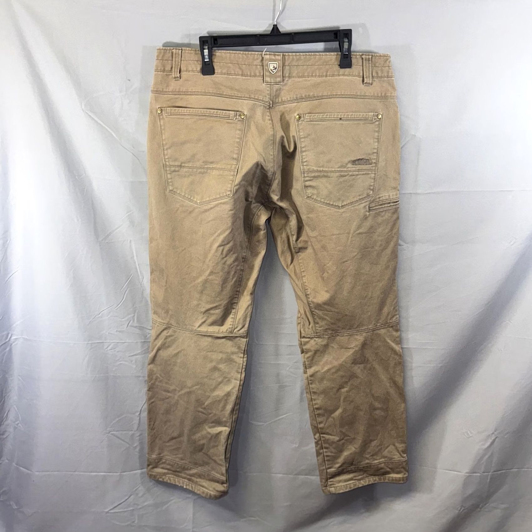 Vintage KÜHL Pants Mens 38x30 Khaki Tan Outdoor Hiking Legendary Pants Zip Fly Articulated Mens Pants Parkas? Size US 38 / EU 54 - 2 Thumbnail