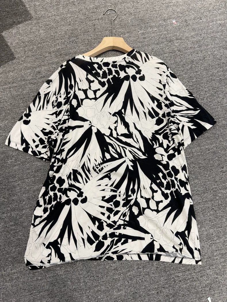 Saint Laurent Paris Saint laurent paris Black and white tropical floral print T Size US XL / EU 56 / 4 - 2 Thumbnail