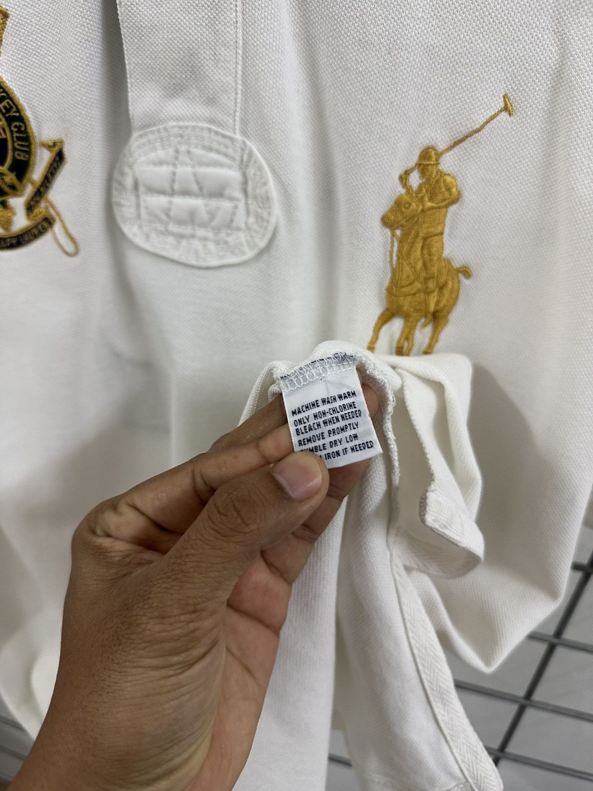Polo Ralph Lauren Rare Vintage Polo Ralph Lauren Big Logo Number 2 Polo Shirt Size US M / EU 48-50 / 2 - 9 Thumbnail