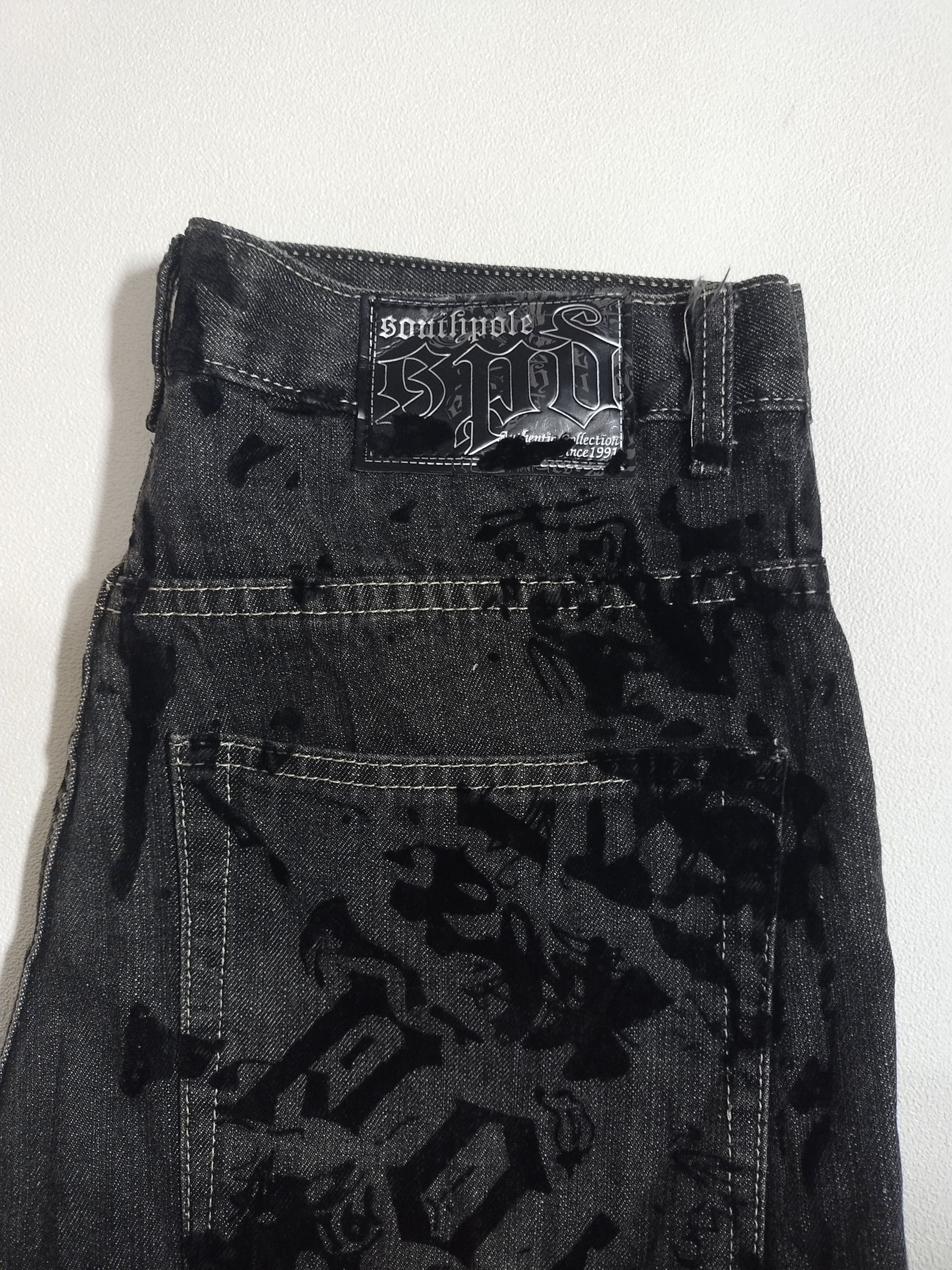 Southpole Very Rare Southpole Skull Graphic Denim Y2K Awesome Size US 34 / EU 50 - 5 Thumbnail