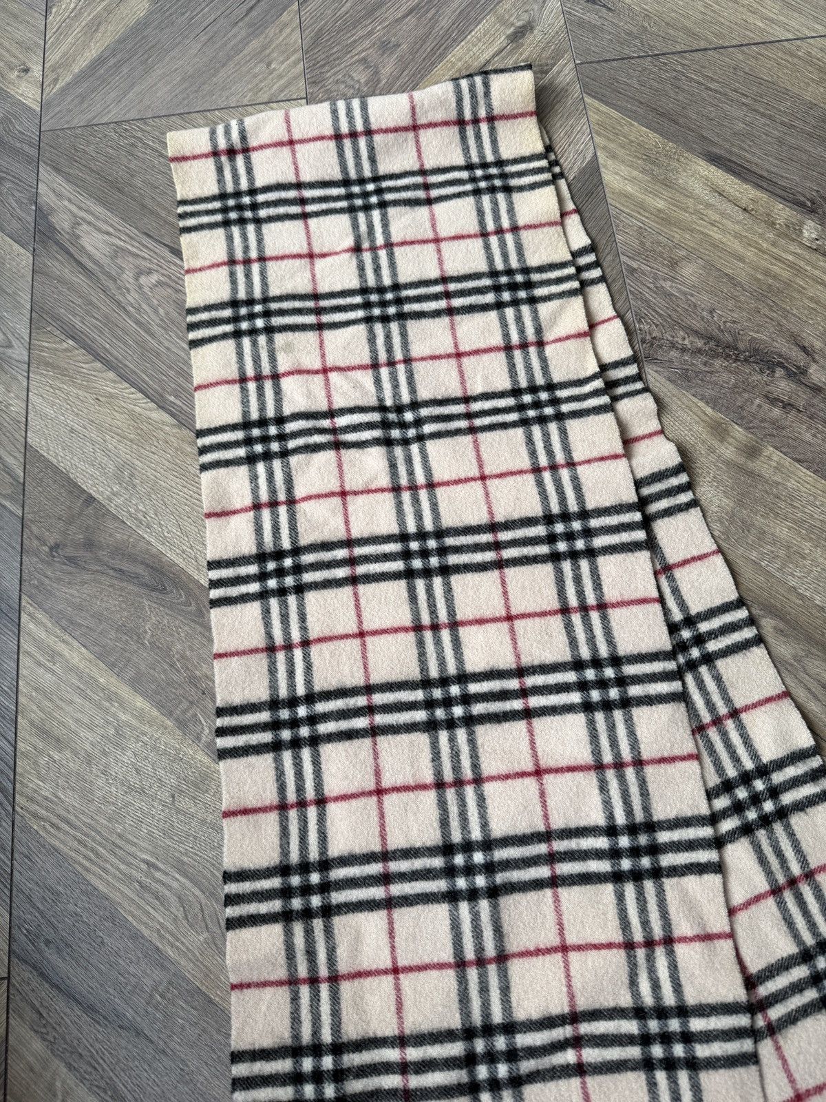 Burberry Vintage Burberry London Lambswool Scarf Nova Check Size ONE SIZE - 5 Thumbnail