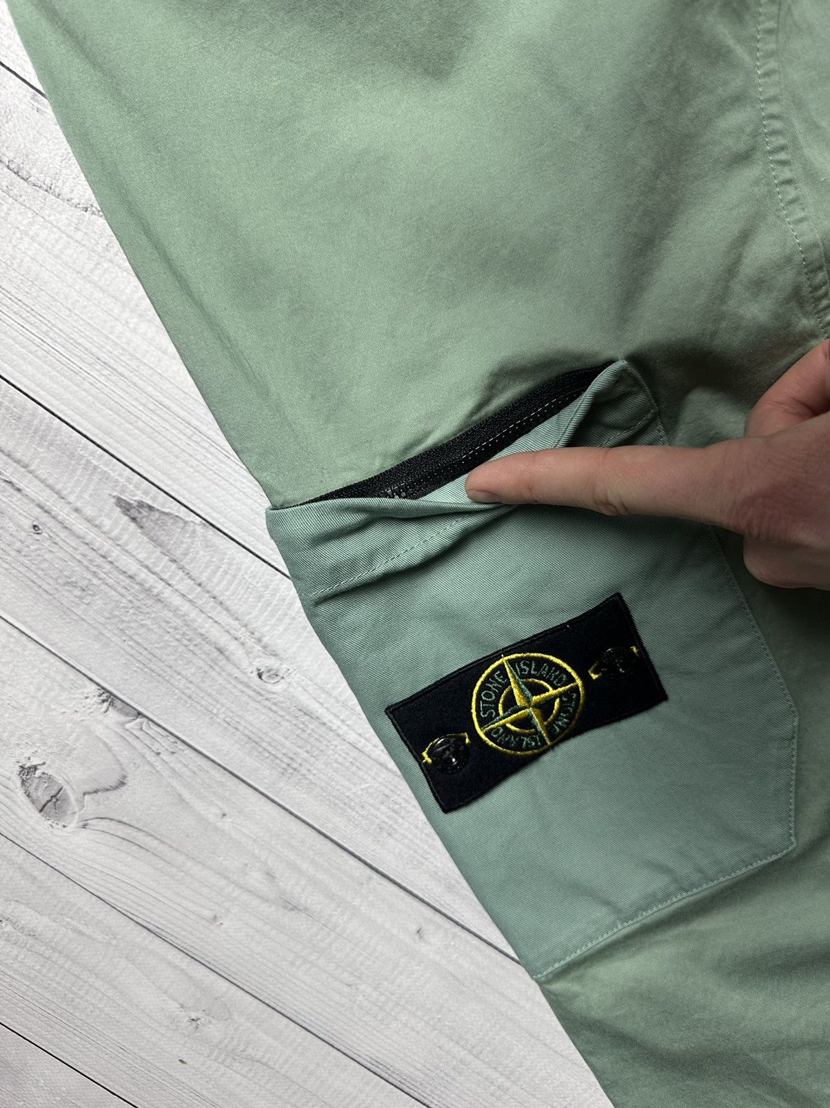 Stone Island Stone Island green cargo pants size 36 pocket Size US 36 / EU 52 - 9 Thumbnail