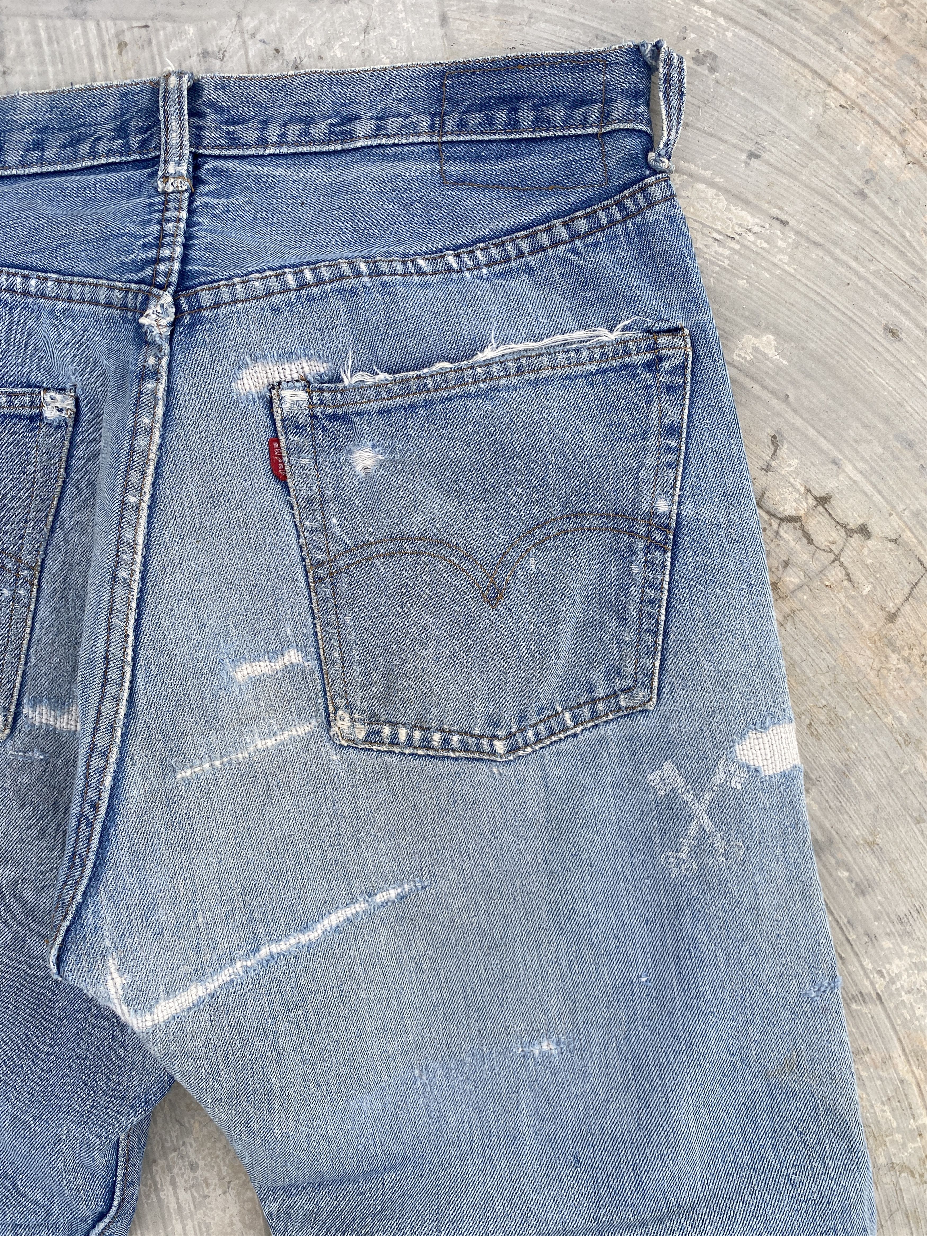 Levi's Vintage 70s Levis 501 Redline #6 Selvedge Jeans SS66 Single Size US 34 / EU 50 - 7 Thumbnail