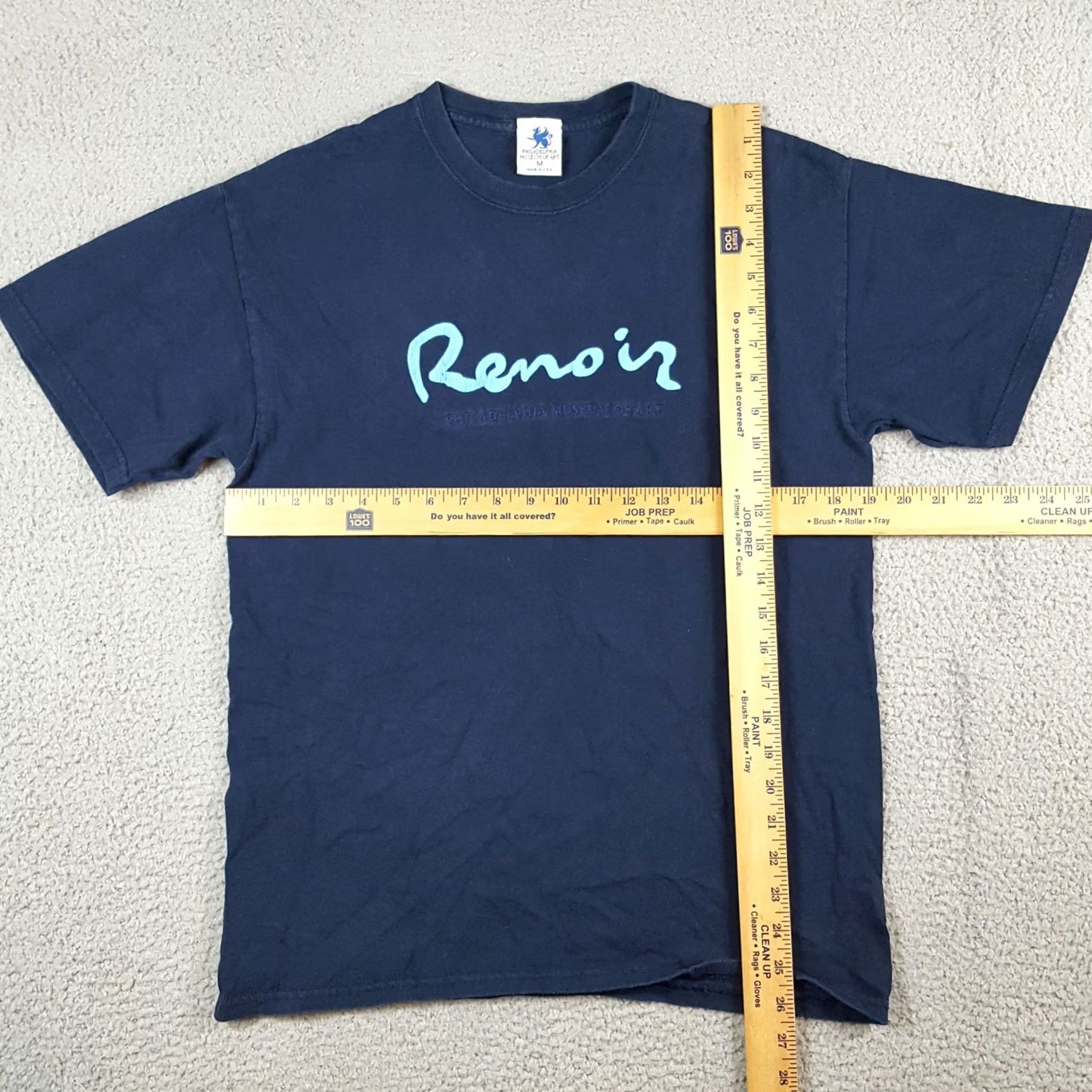 Etro VINTAGE Philadelphia Museum Of Art T-Shirt Mens 90s Retro Painter Painting Blue Cotton Embroidered Logo Size M Size US M / EU 48-50 / 2 - 6 Thumbnail