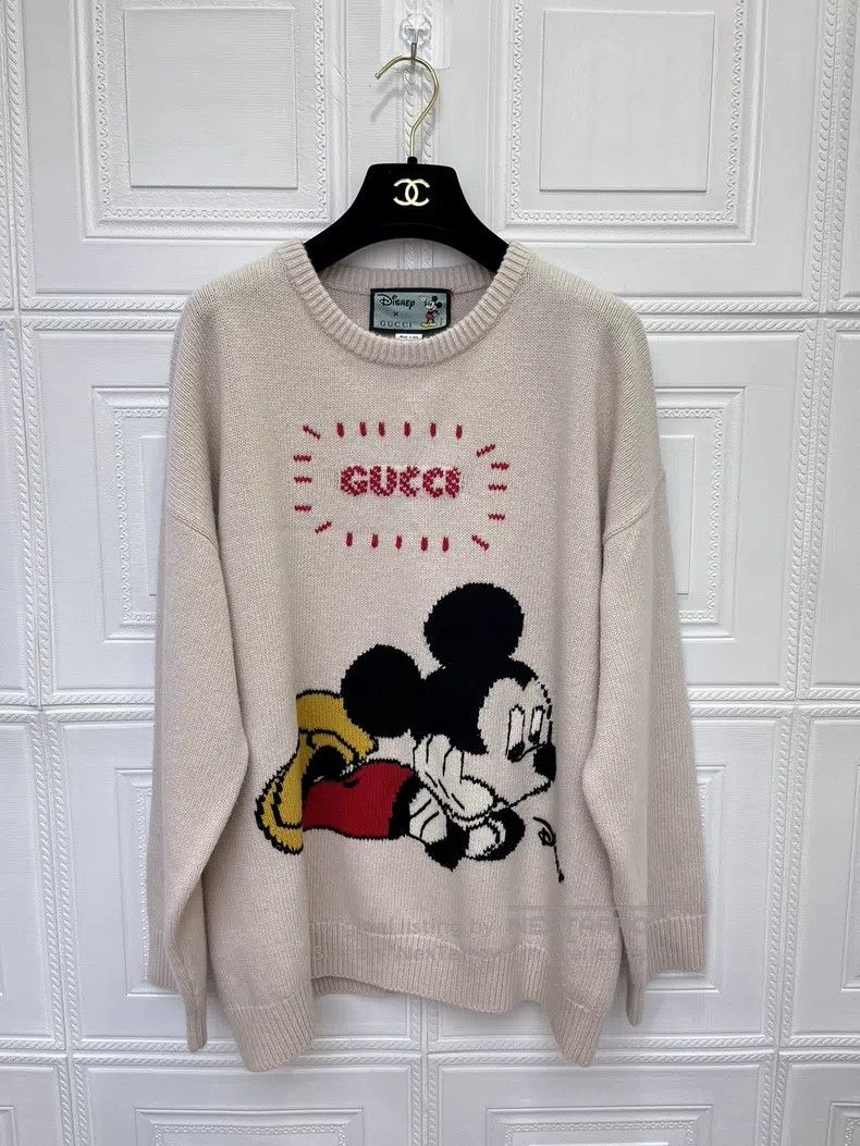 Gucci Gucci Mickey Mouse knitted sweater Size US L / EU 52-54 / 3 - 1 Thumbnail