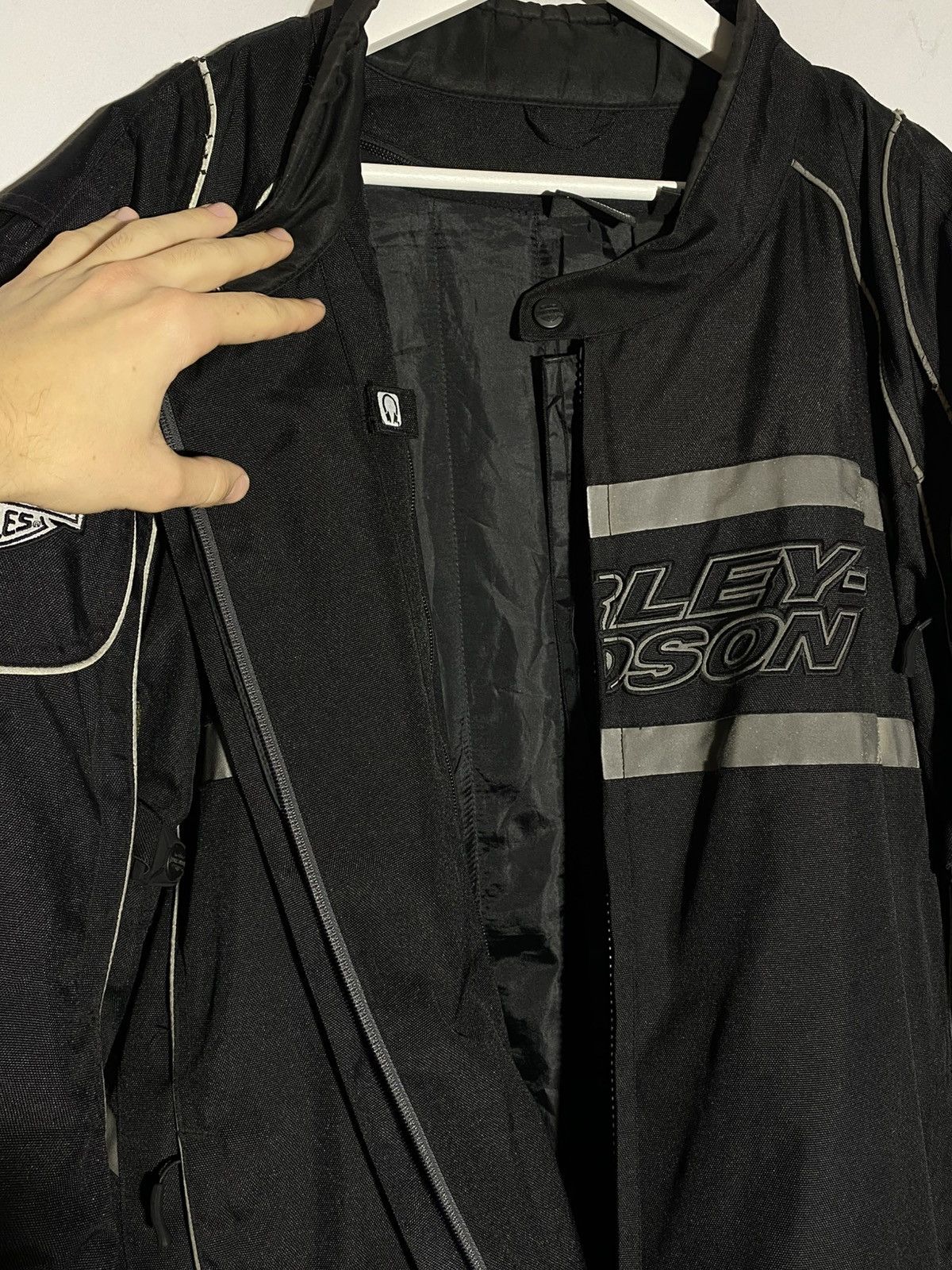 Harley Davidson 2000s Harley Davidson Reflective Motorcycle Jacket + Lining Size US XXL / EU 58 / 5 - 19 Thumbnail