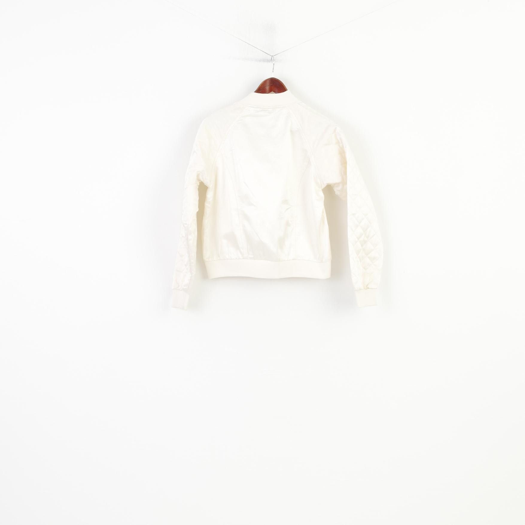 Bill Blass Bill Blass Jeans Women M Jacket Retro Cream Shiny 11109 Size M / US 6-8 / IT 42-44 - 7 Thumbnail