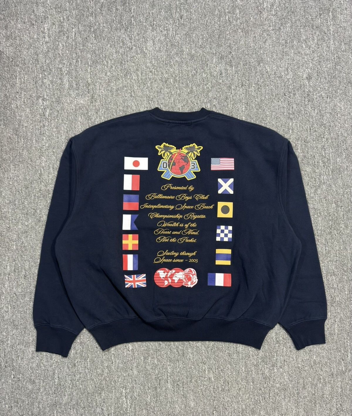 Billionaire Boys Club American Washed Crewneck Sweatshirt Billionaire Boys Club Size US M / EU 48-50 / 2 - 5 Thumbnail